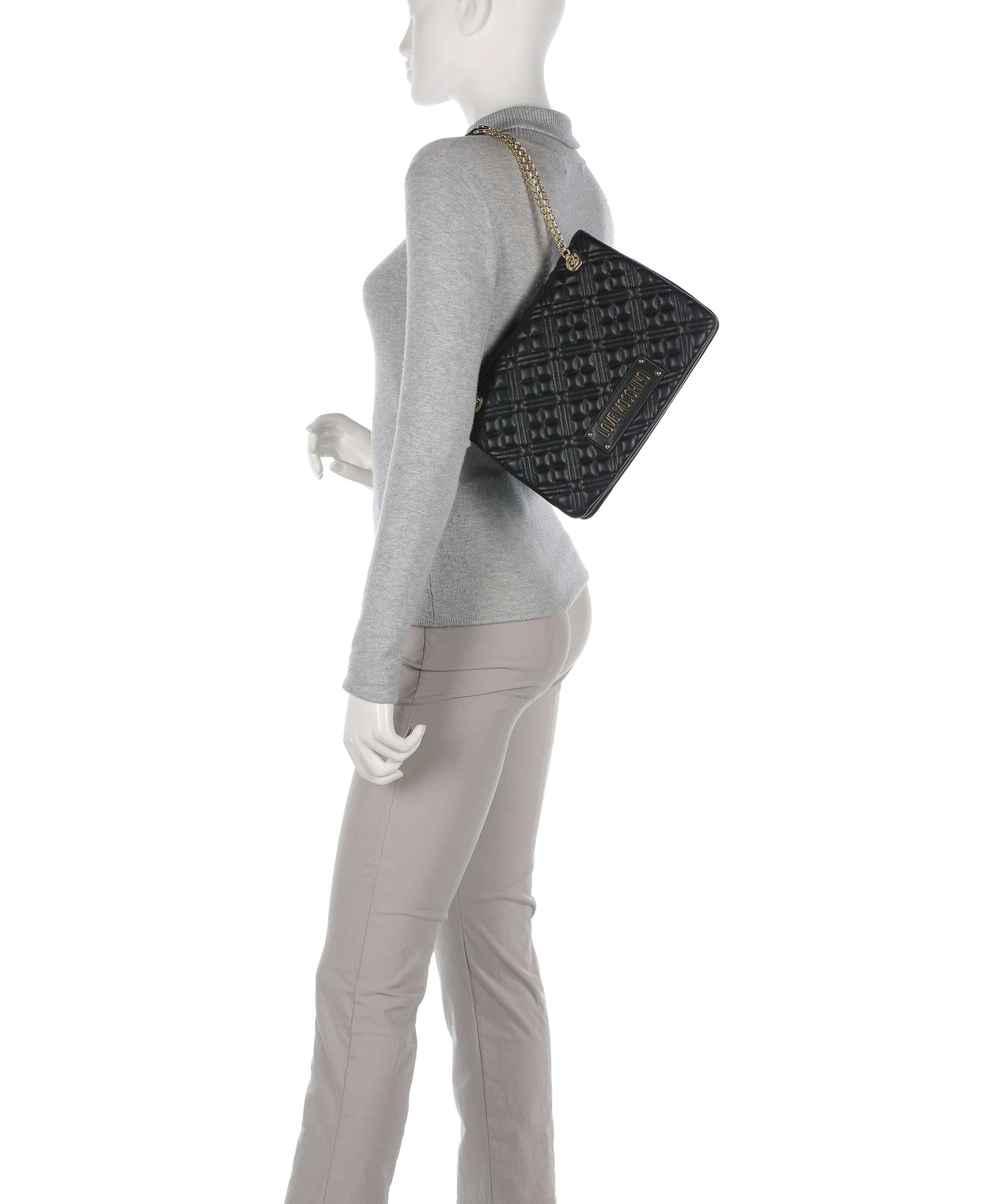 Love Moschino Quilted Torba na ramię nero - Image 4