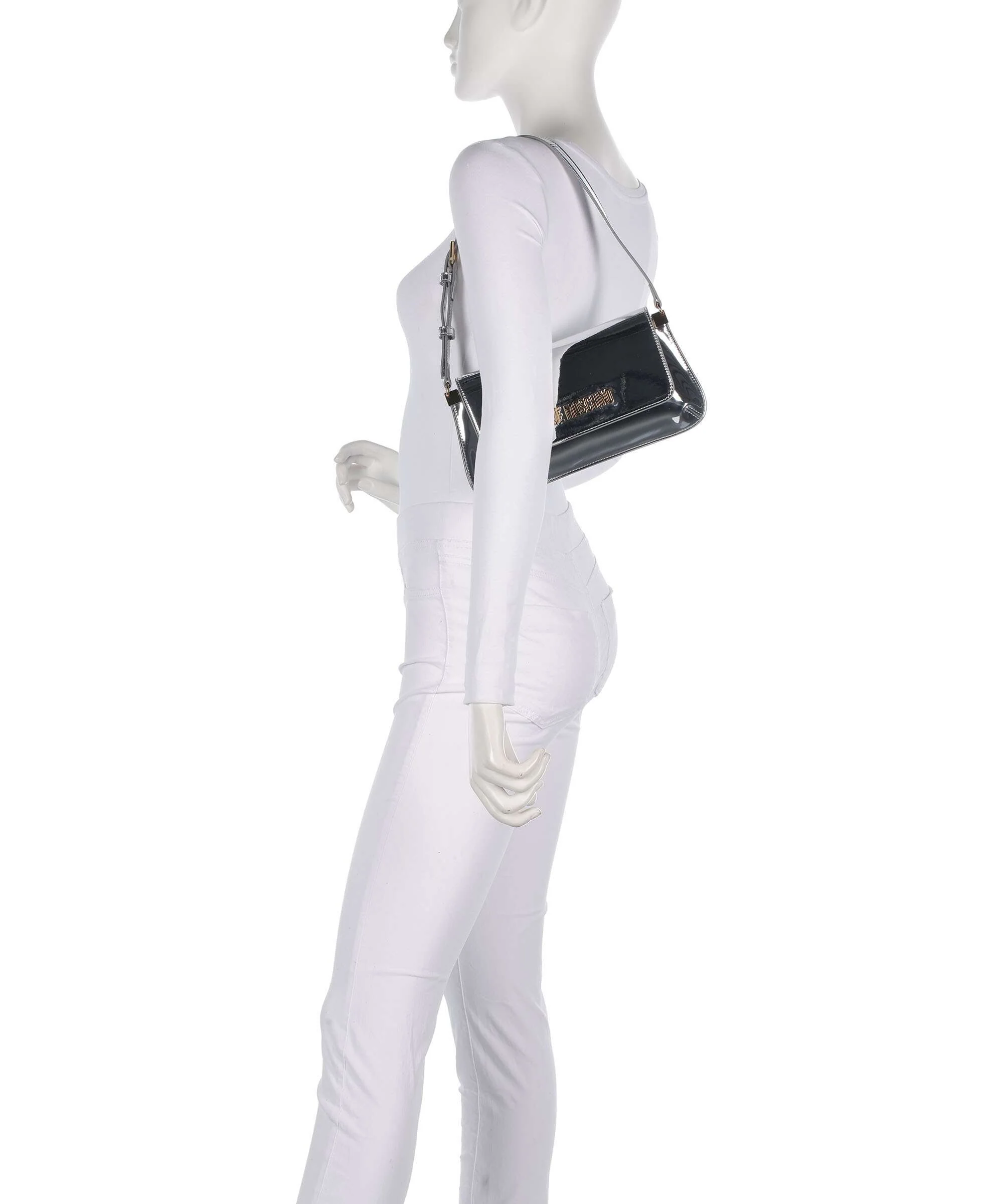 Love Moschino Smart Daily Torba na ramię silver - Image 3