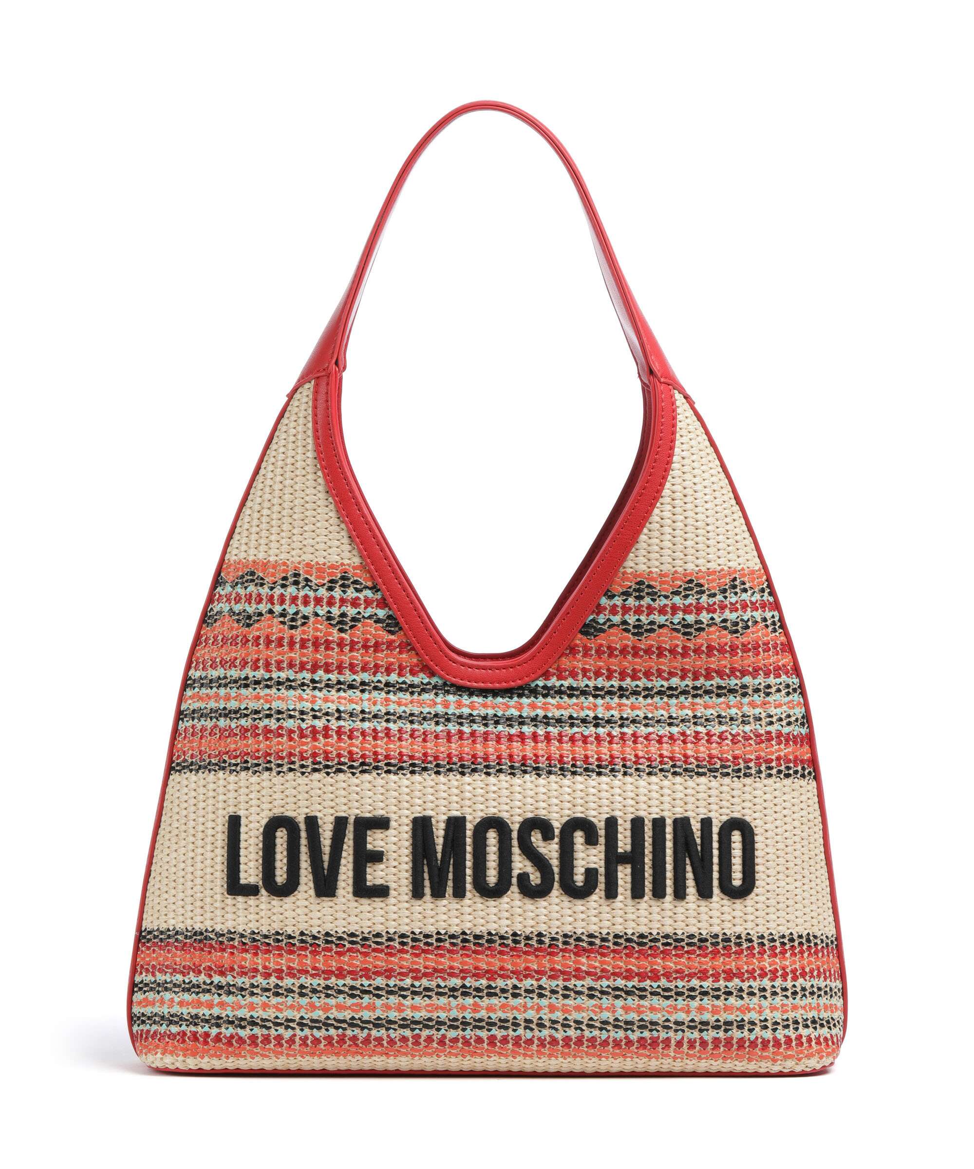Love Moschino Sunset Stripes Torebka worek multicolour/red