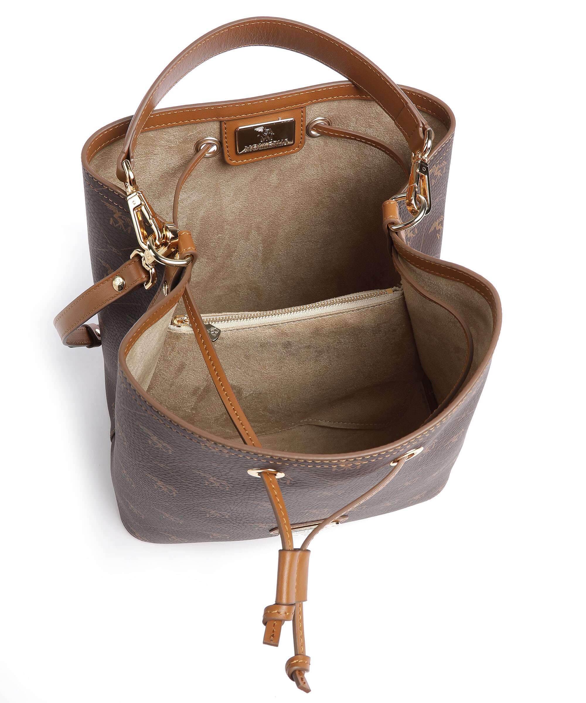 Maison Mollerus Pecarus Grabs Torebka worek soft braun - Image 6