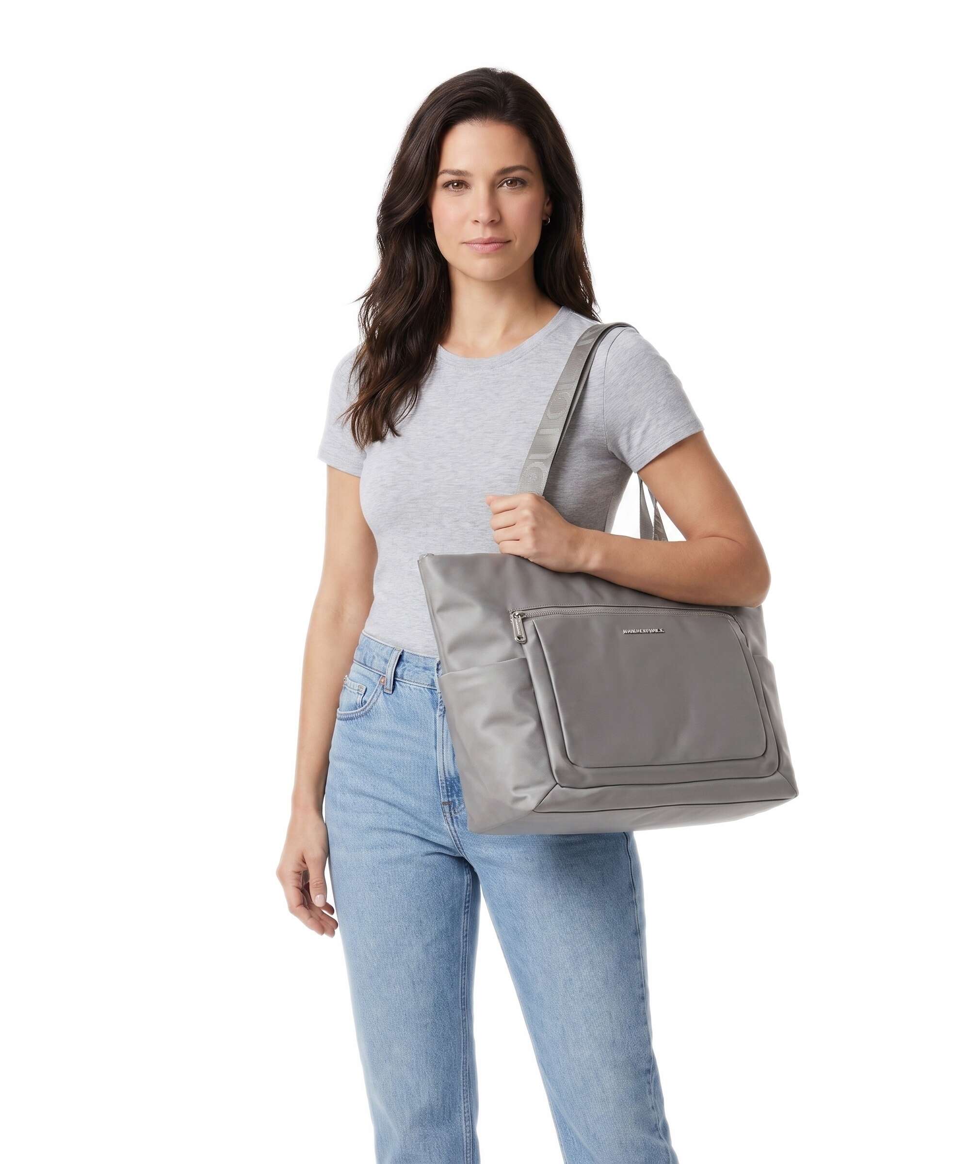 Mandarina Duck Active Lux Torba na zakupy gun metal - Image 3
