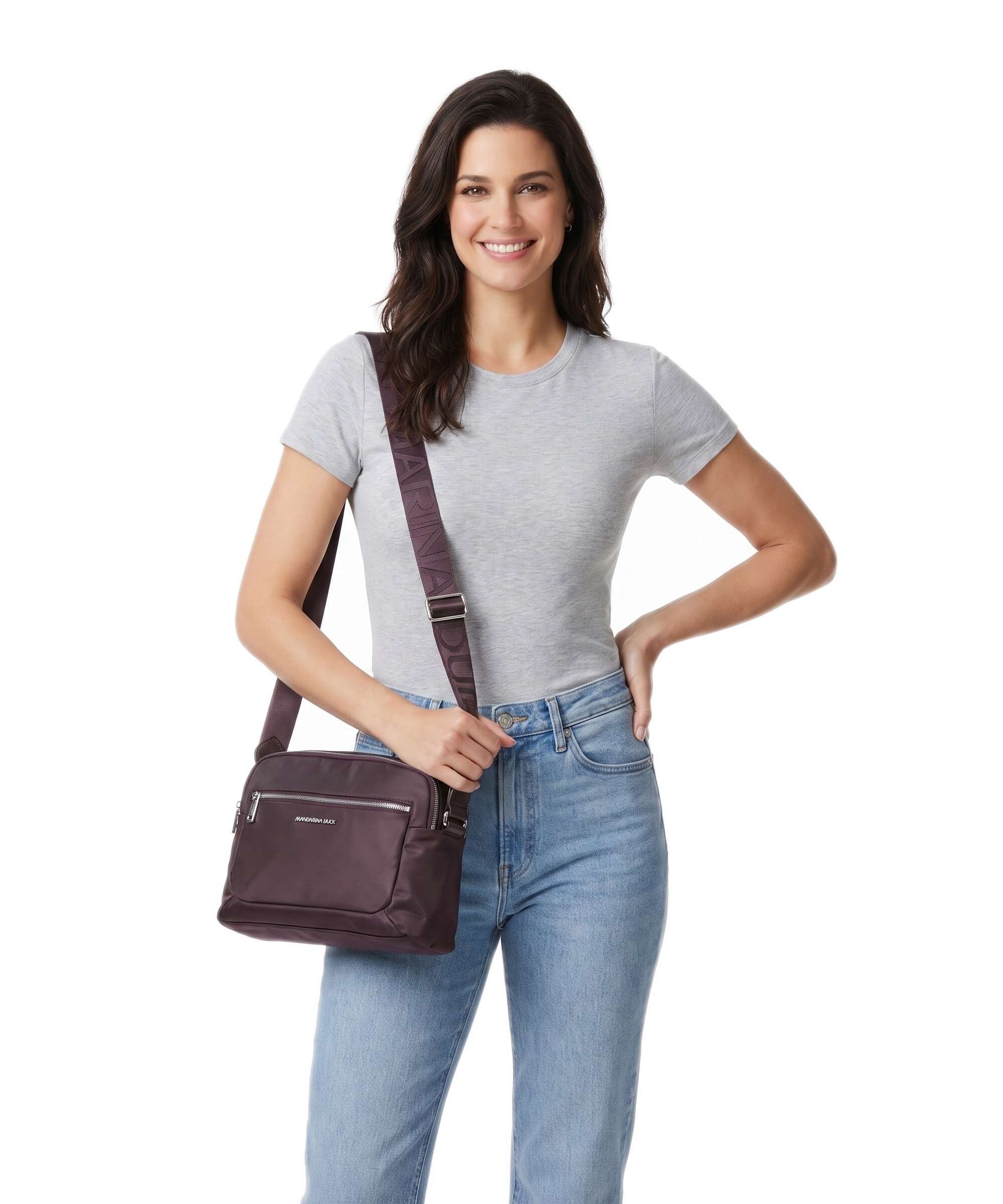 Mandarina Duck Active Lux Torba przez ramię fig - Image 3