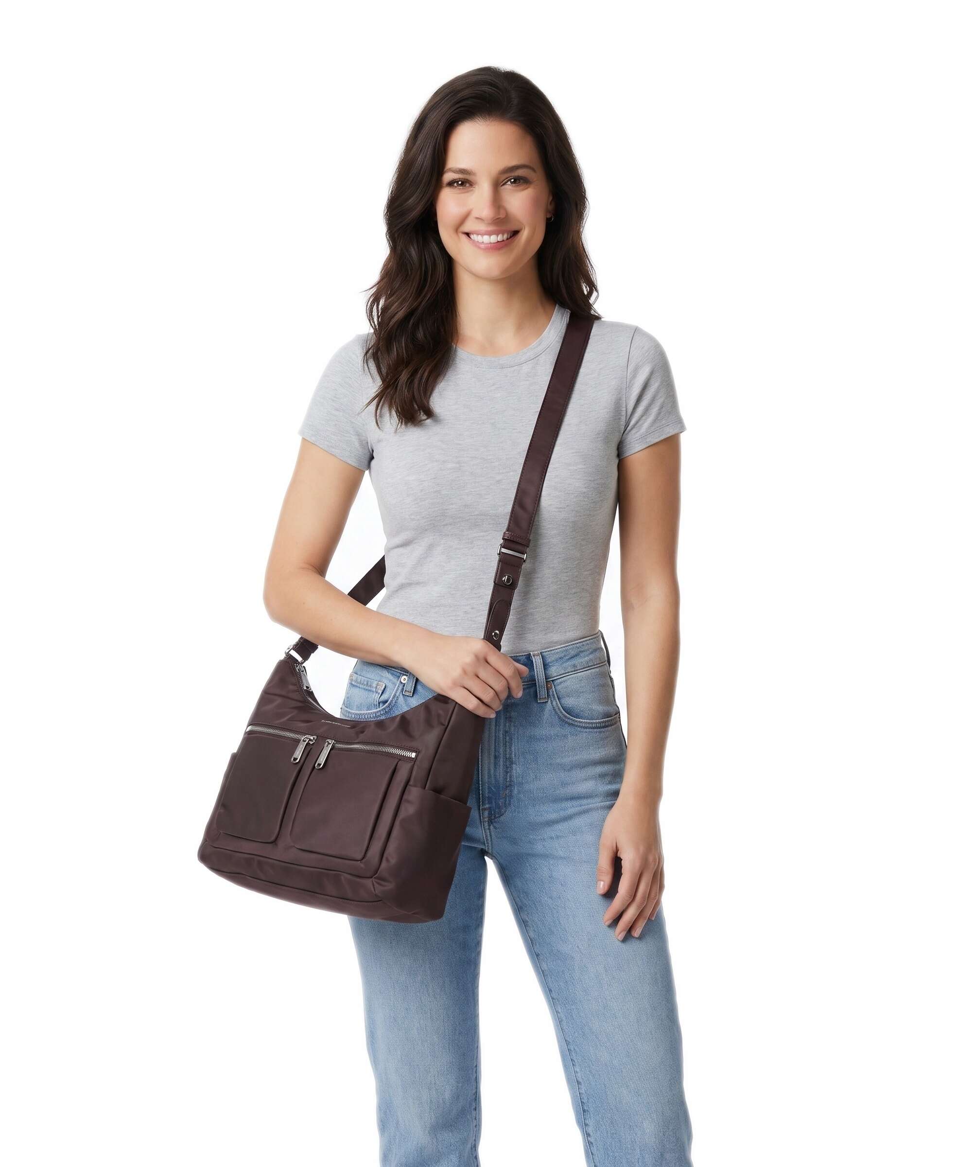 Mandarina Duck Active Lux Torebka worek fig - Image 3