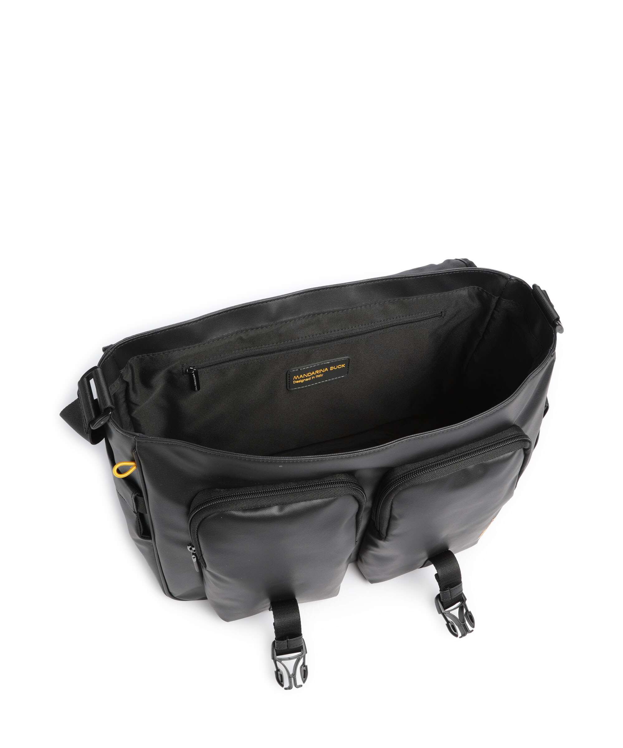Mandarina Duck Eco Coated Listonoszka black - Image 6