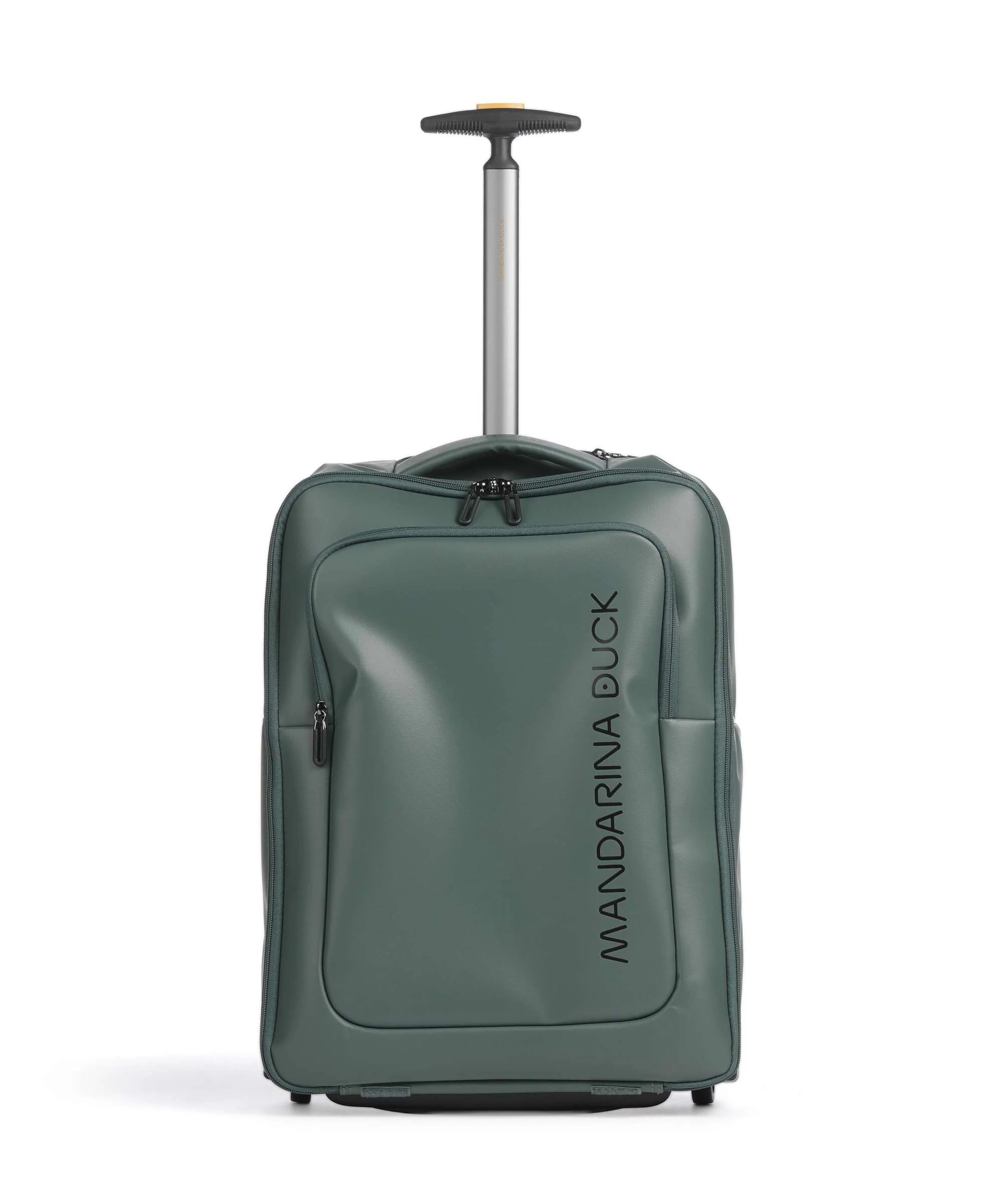 Mandarina Duck Eco Coated Plecak na kółkach deep green