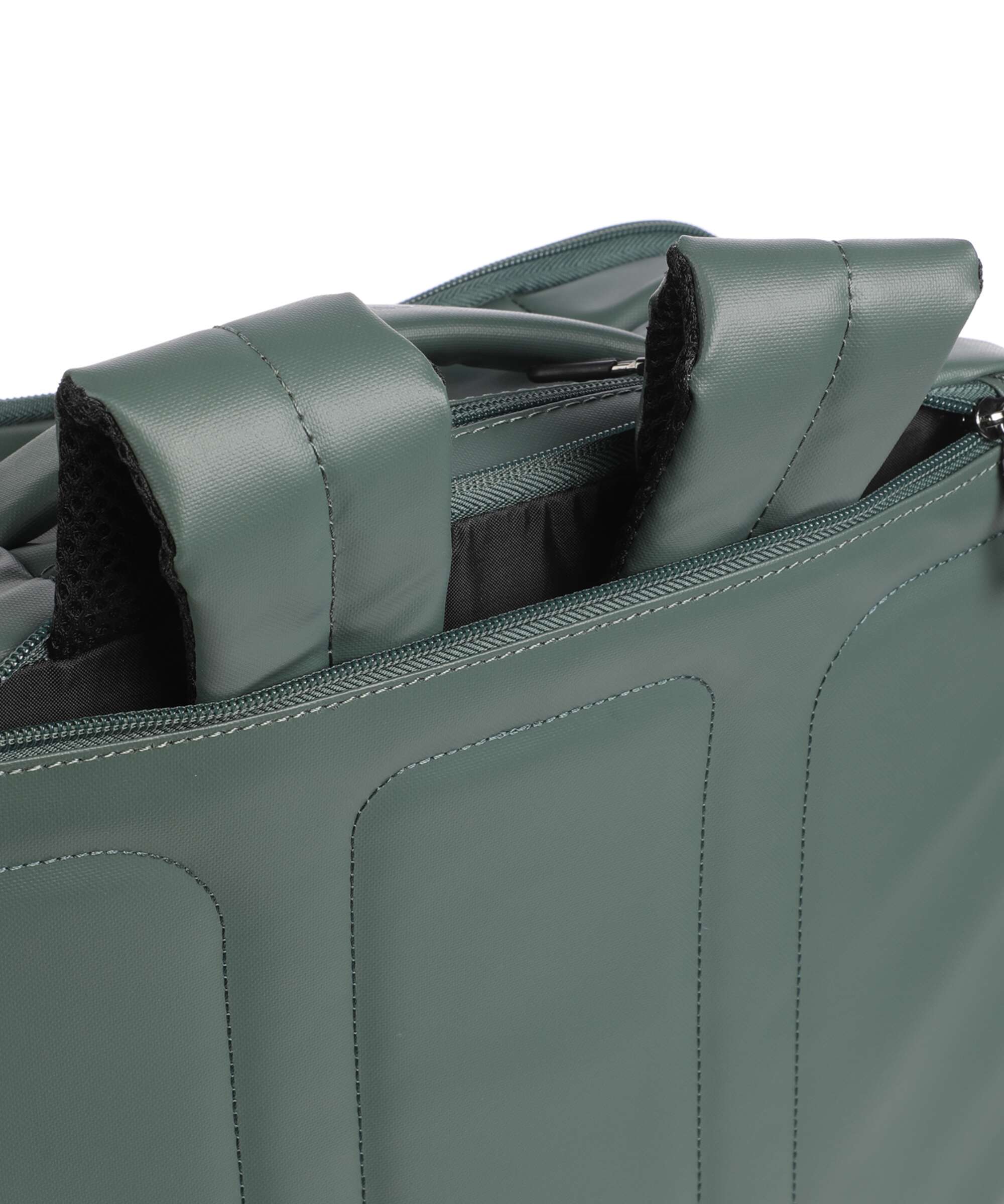 Mandarina Duck Eco Coated Plecak na kółkach deep green - Image 5