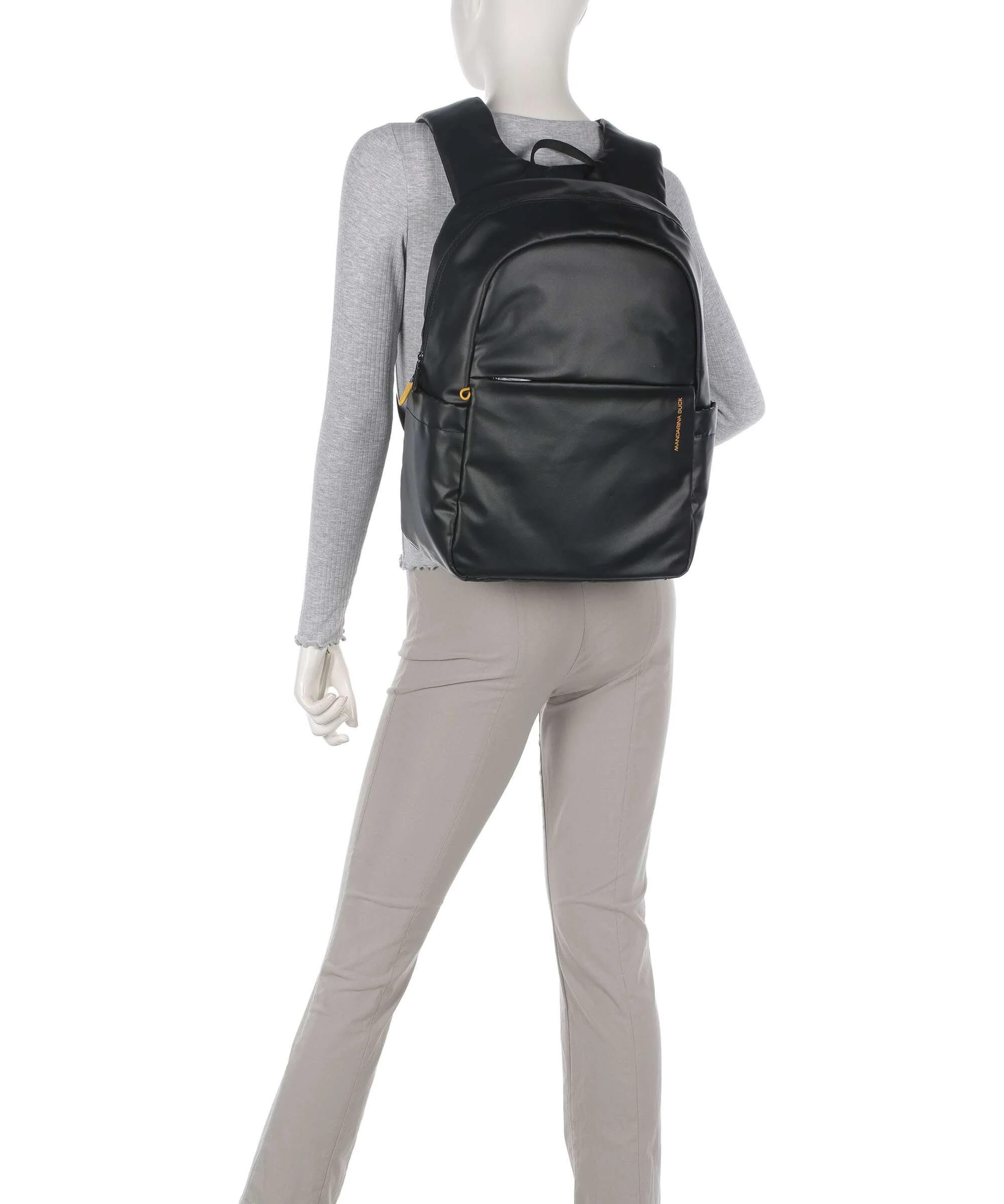 Mandarina Duck Eco Coated Plecak na laptopa black - Image 3