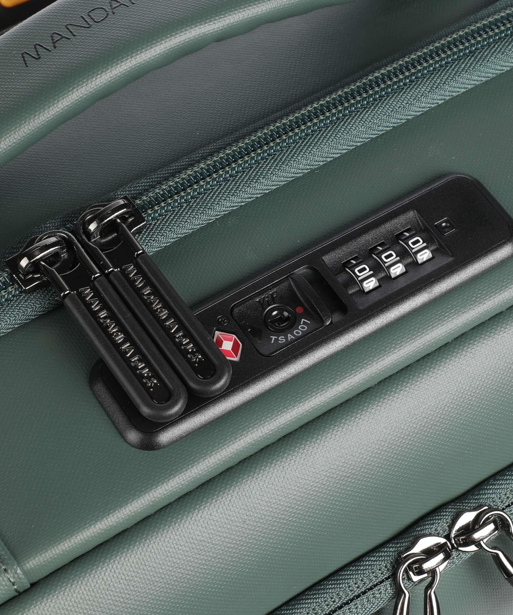 Mandarina Duck Eco Coated Walizka na 2 kołach deep green - Image 3