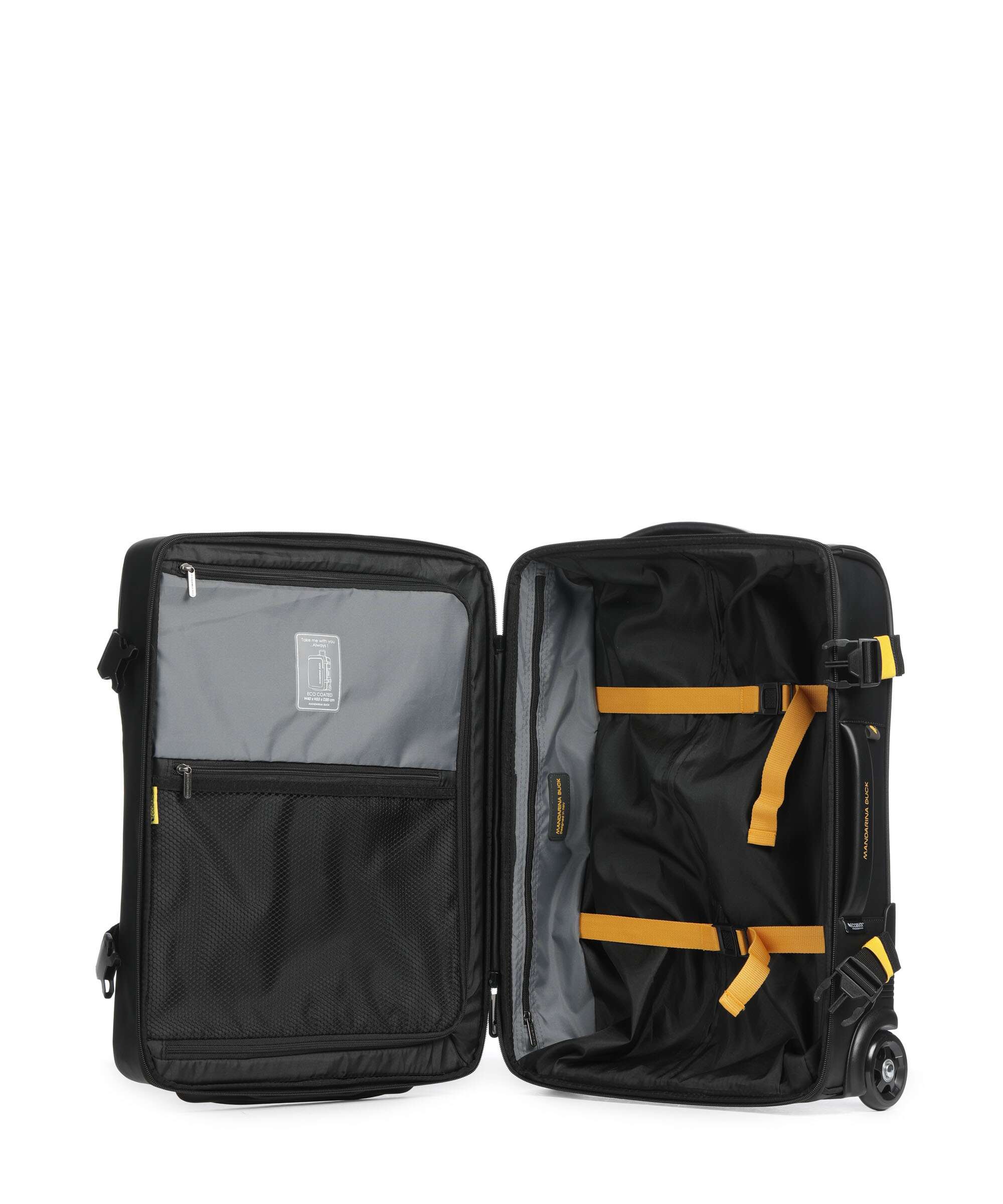 Mandarina Duck Eco Coated Walizka na 2 kołach black - Image 5