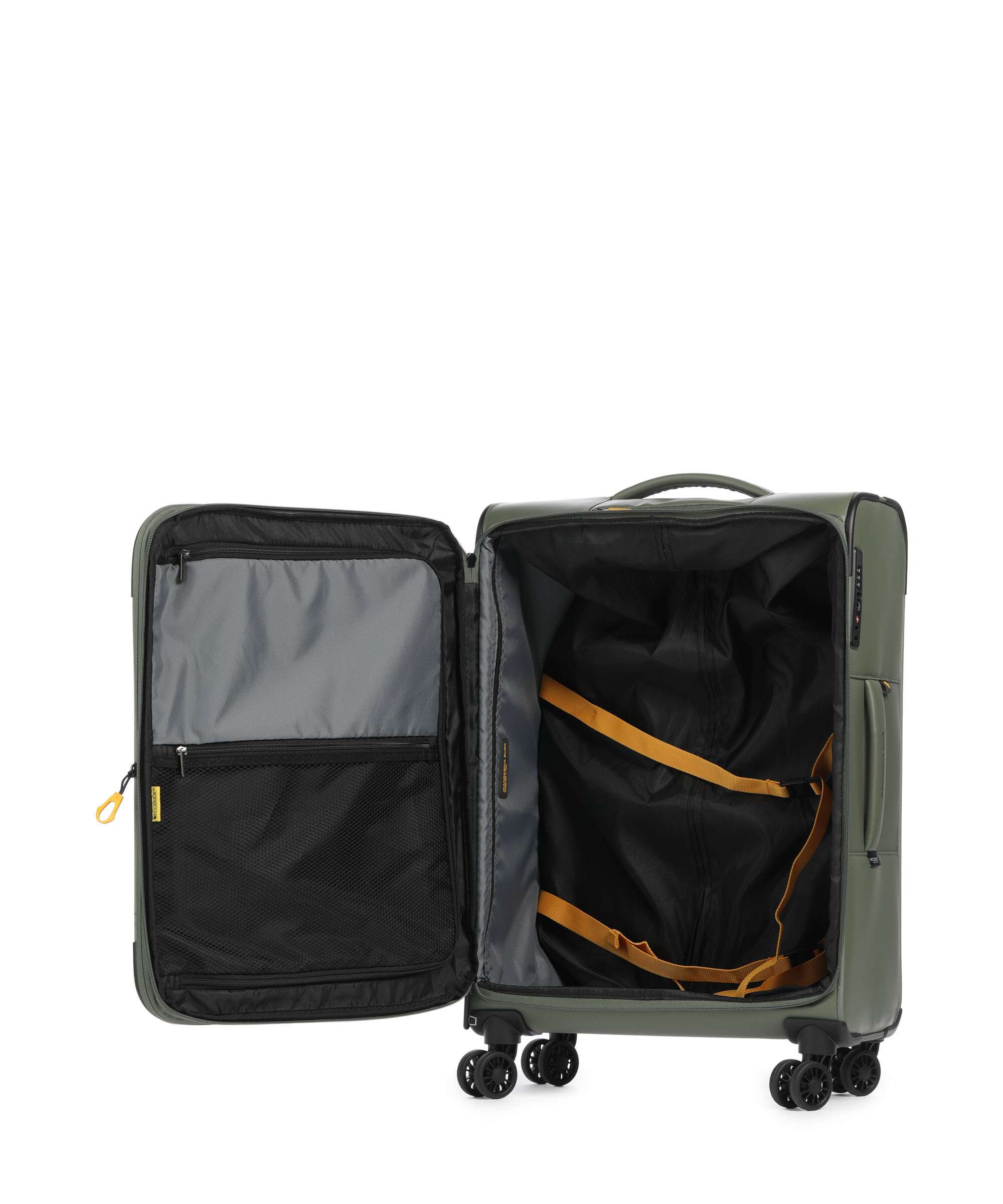 Mandarina Duck Eco Coated Walizka na 4 kołach pine green - Image 6