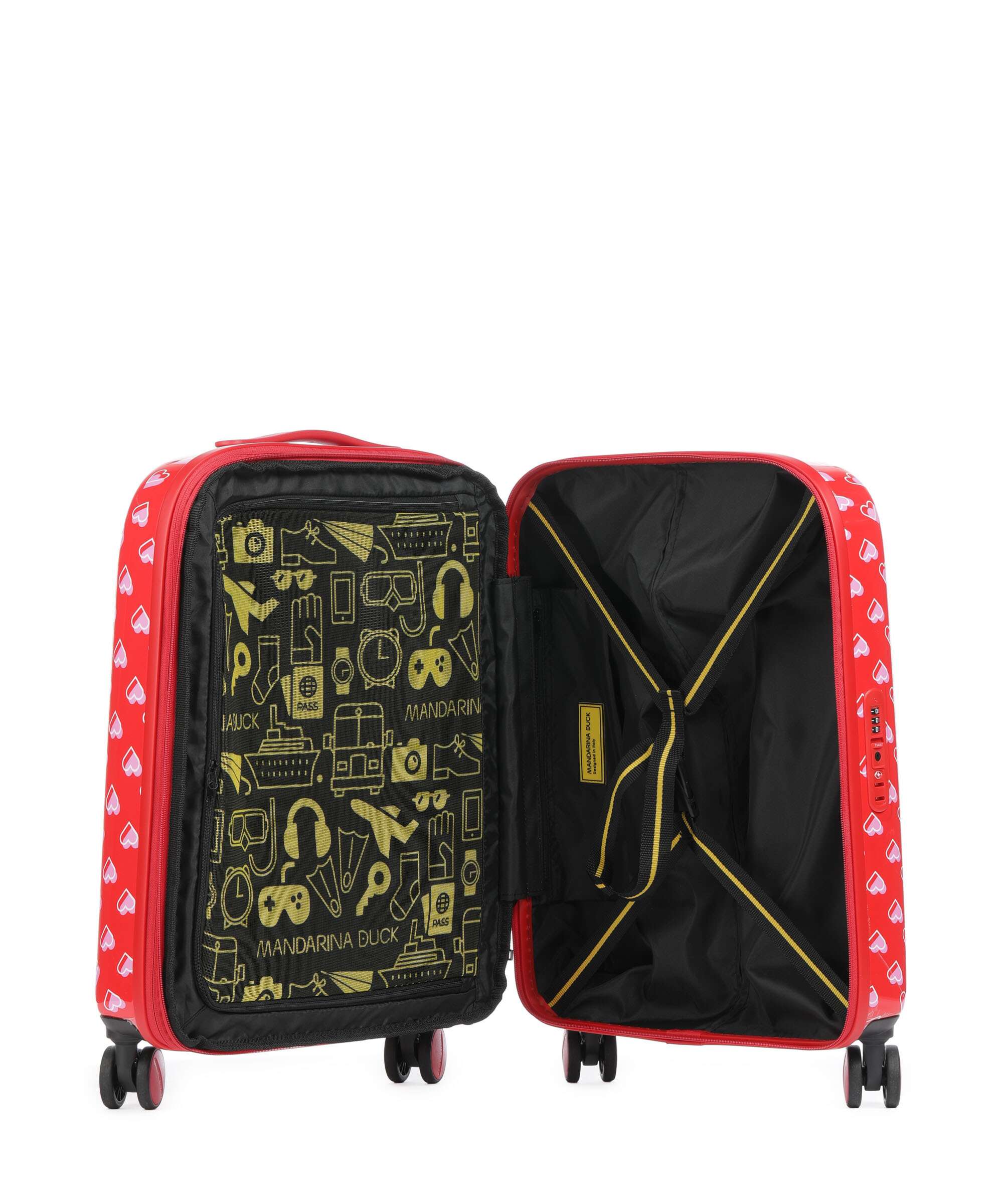 Mandarina Duck Logoduck+ Printed Walizka na 4 kołach gimme love - Image 6