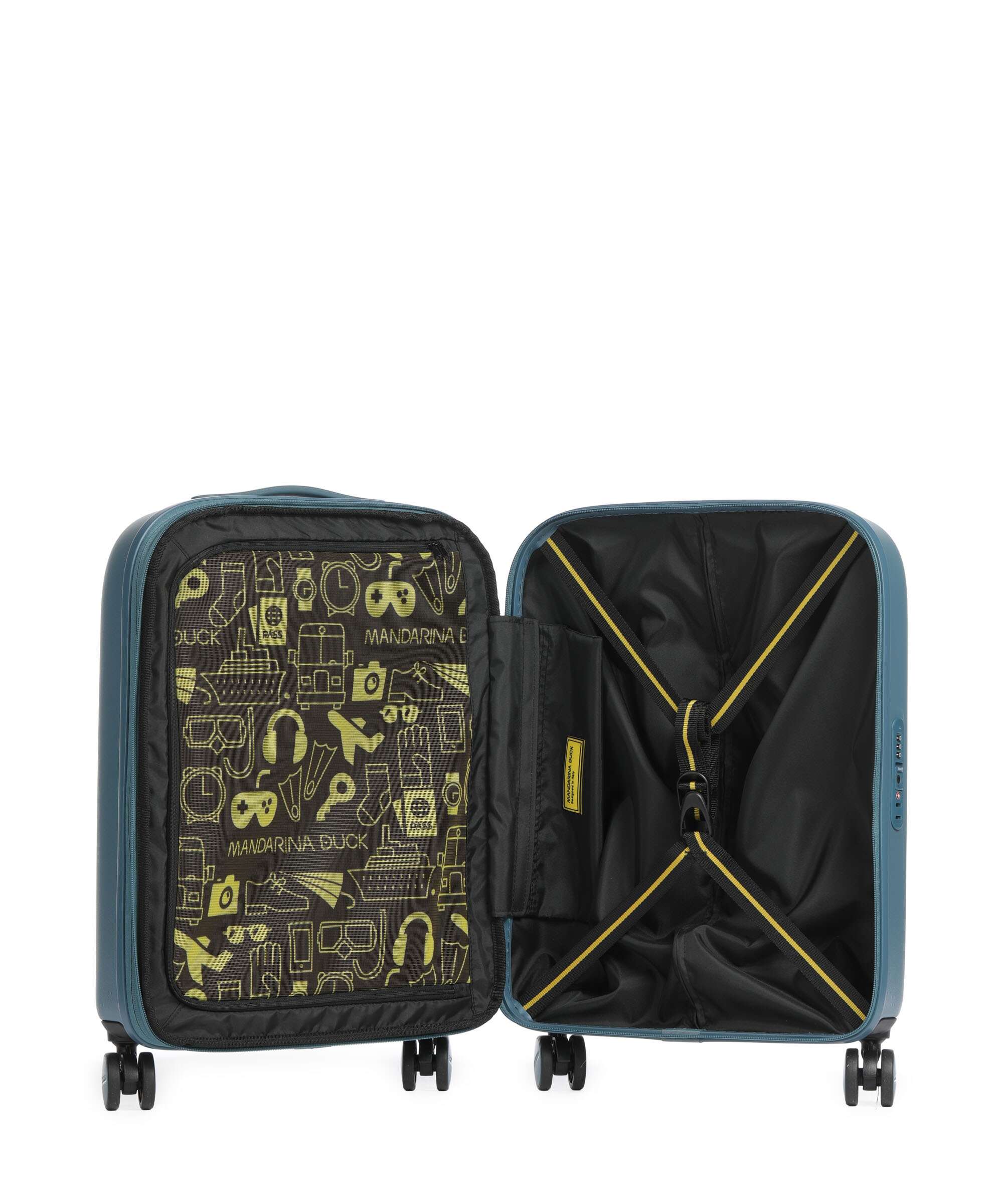 Mandarina Duck Logoduck+ Walizka na 4 kołach tailor blue - Image 6