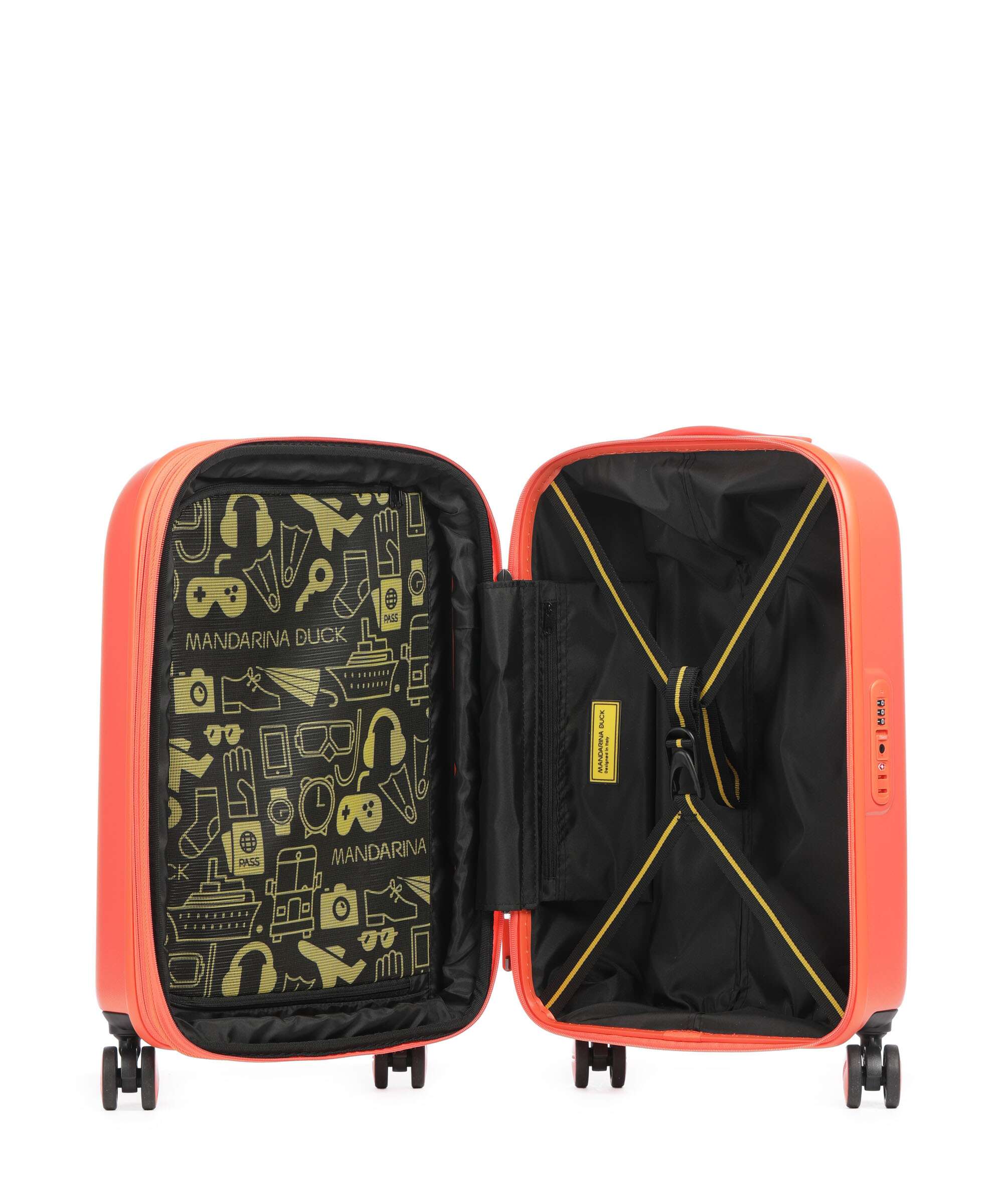 Mandarina Duck Logoduck+ Walizka na 4 kołach pumpkin - Image 6