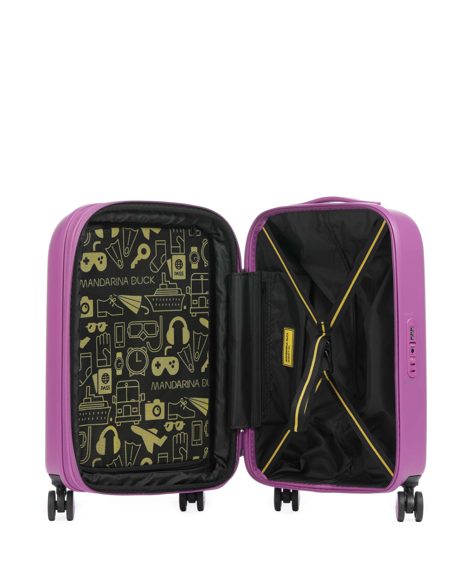 Mandarina Duck Logoduck+ Walizka na 4 kołach orchid - Image 6