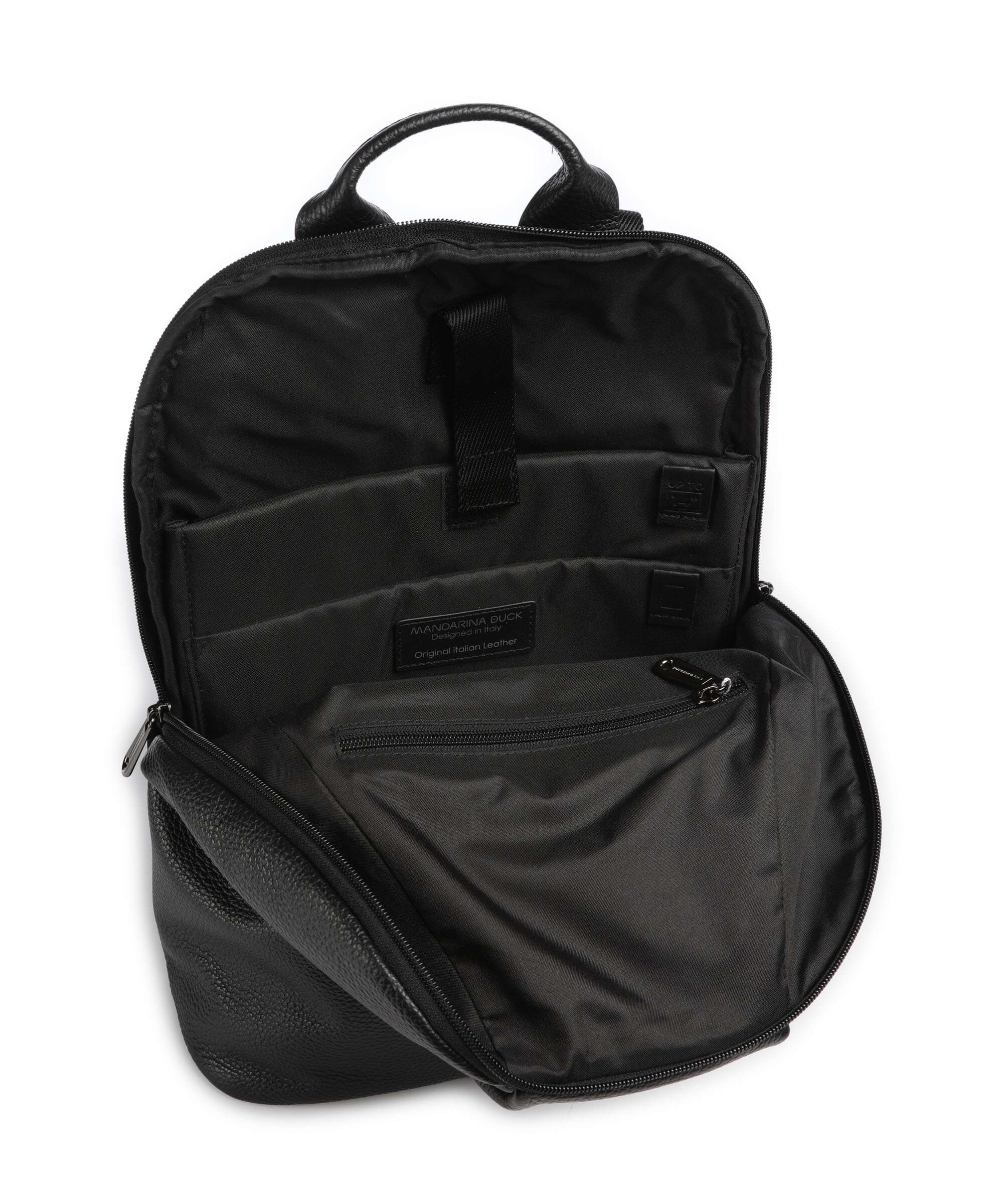 Mandarina Duck Mellow Leather Plecak nero - Image 6