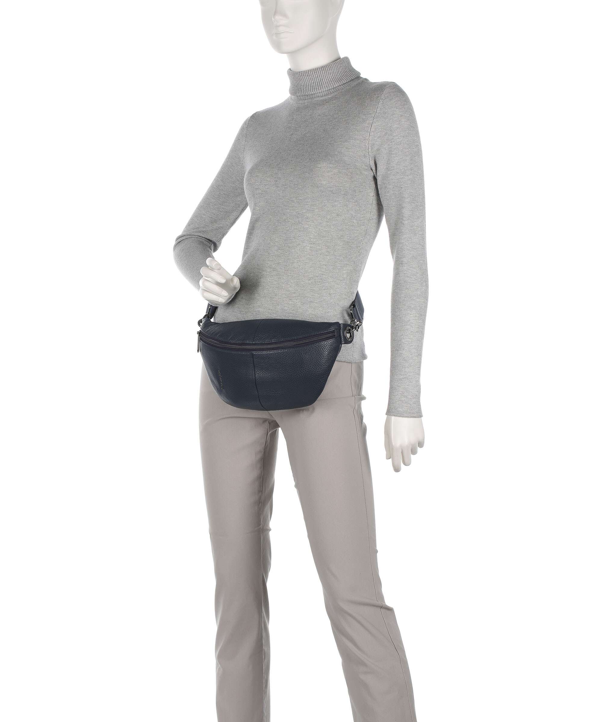 Mandarina Duck Mellow Leather Saszetka nerka dress blue - Image 3