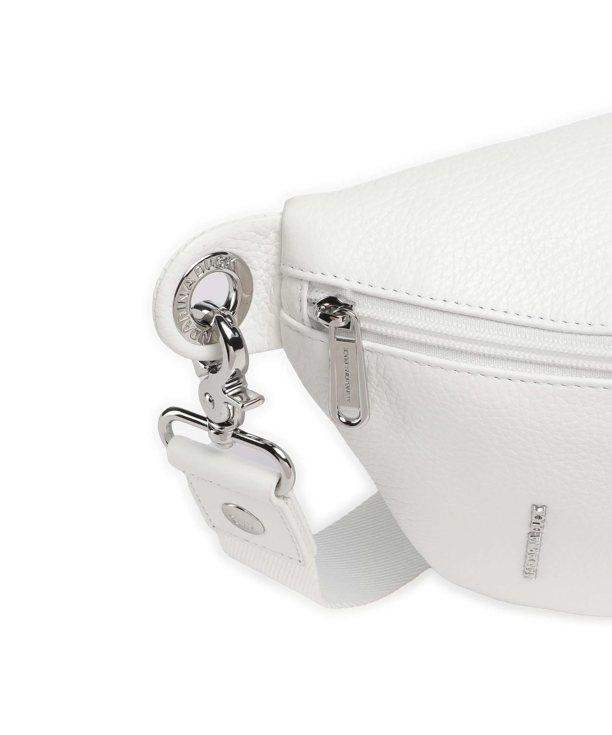 Mandarina Duck Mellow Leather Saszetka nerka blanc - Image 4