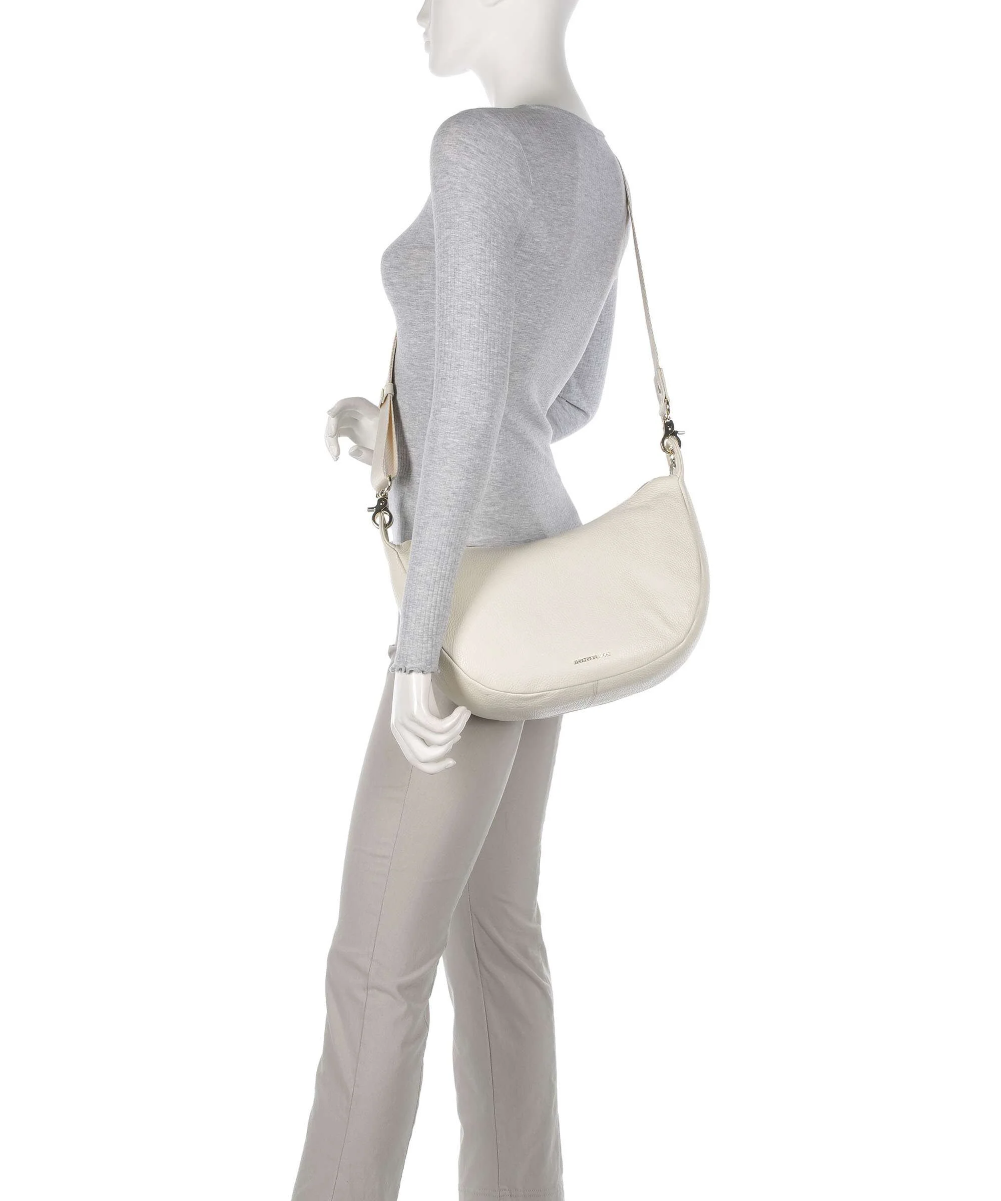 Mandarina Duck Mellow Leather Torba na ramię almond - Image 3