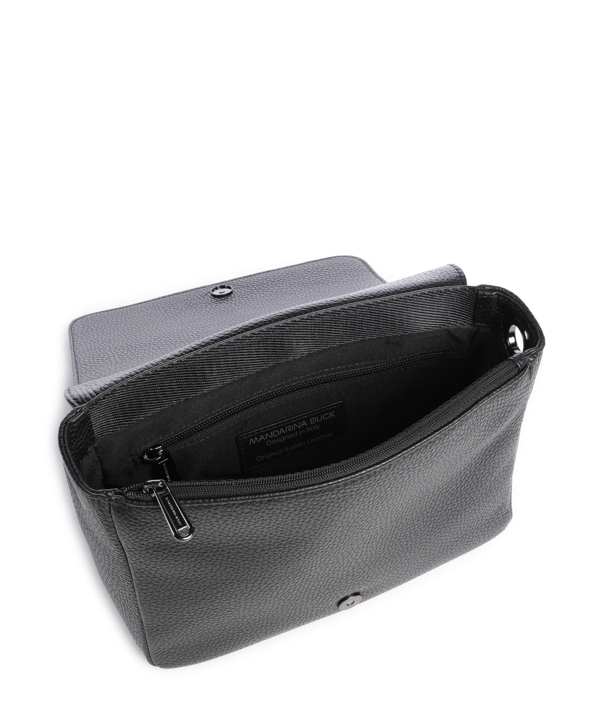 Mandarina Duck Mellow Leather Torba na ramię nero - Image 6