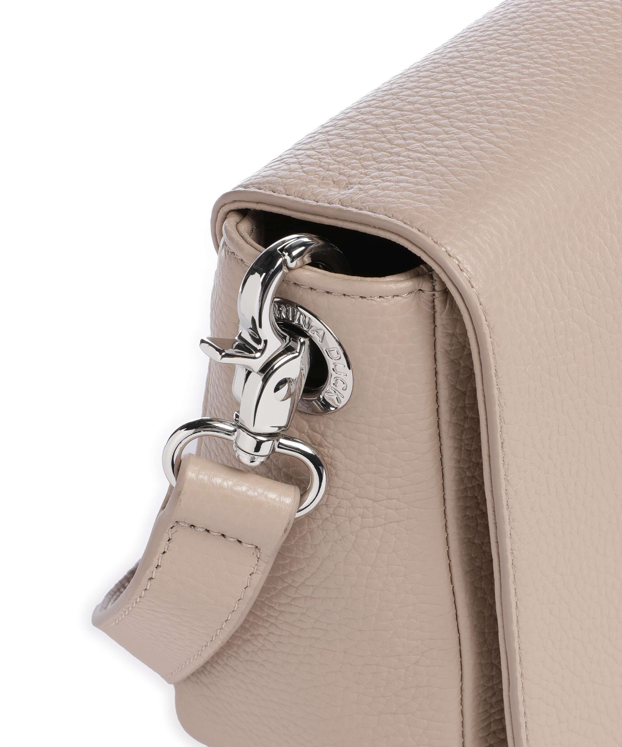 Mandarina Duck Mellow Leather Torba na ramię warm taupe - Image 4