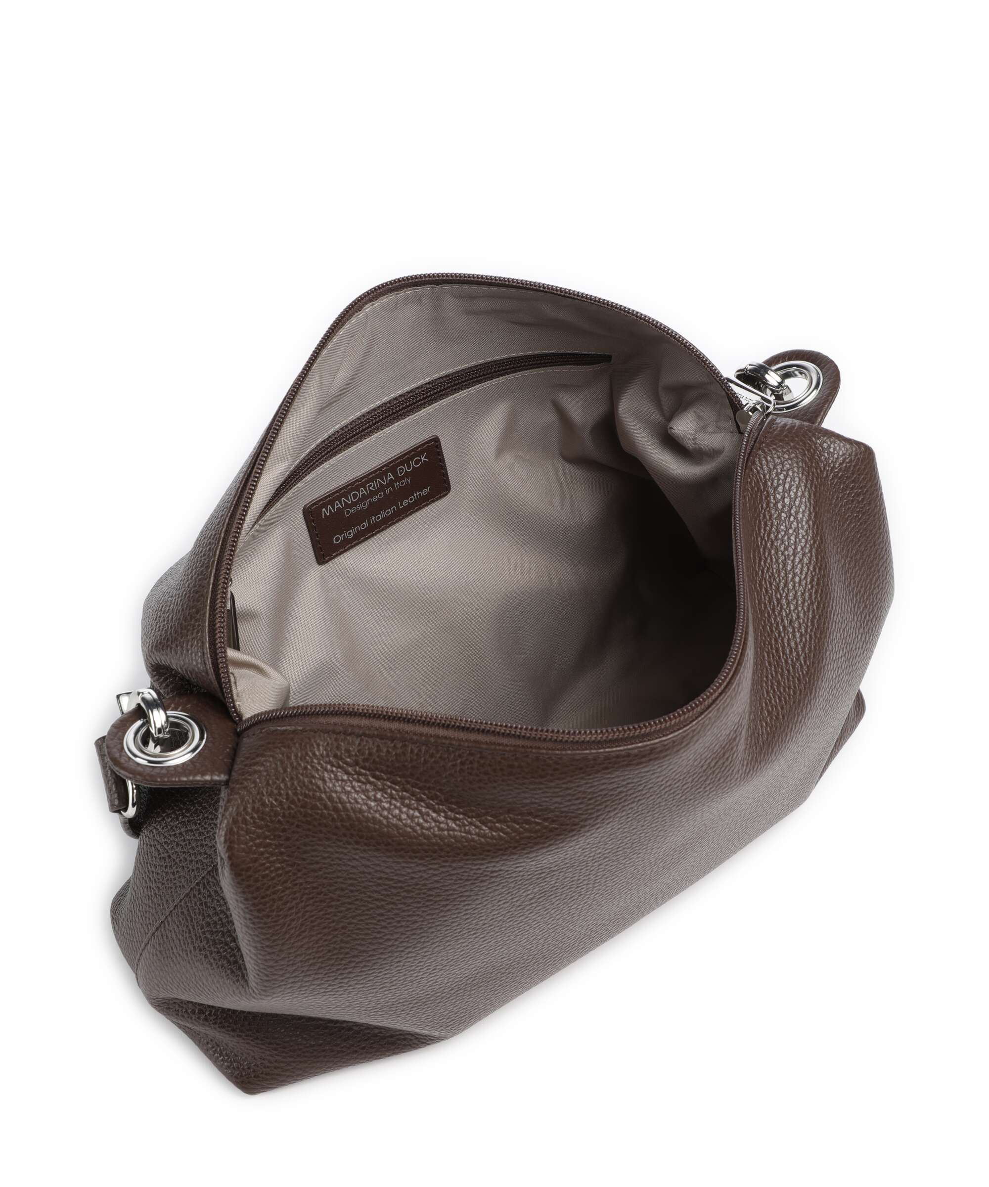 Mandarina Duck Mellow Leather Torba na ramię espresso - Image 5