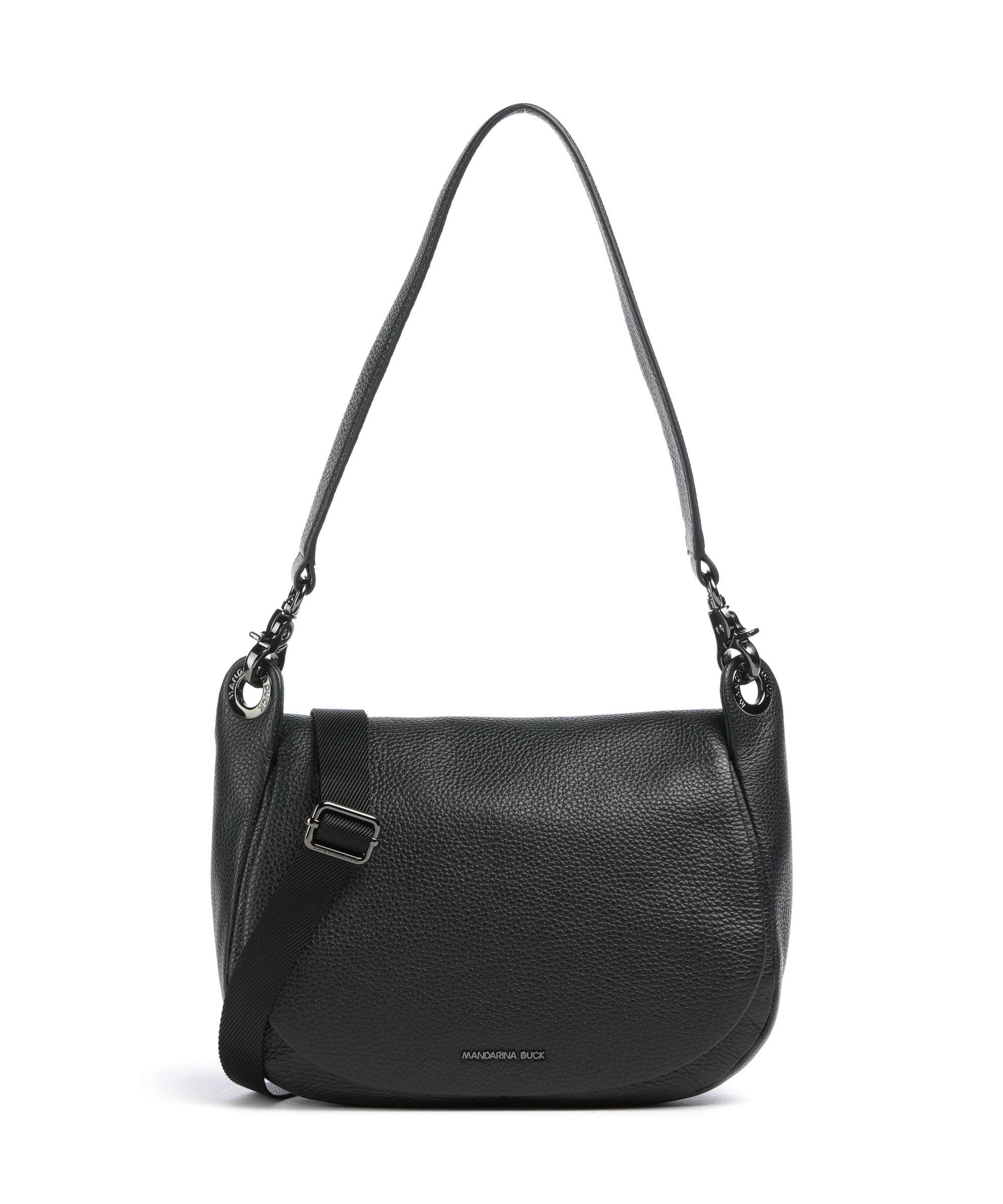 Mandarina Duck Mellow Leather Torba na ramię nero