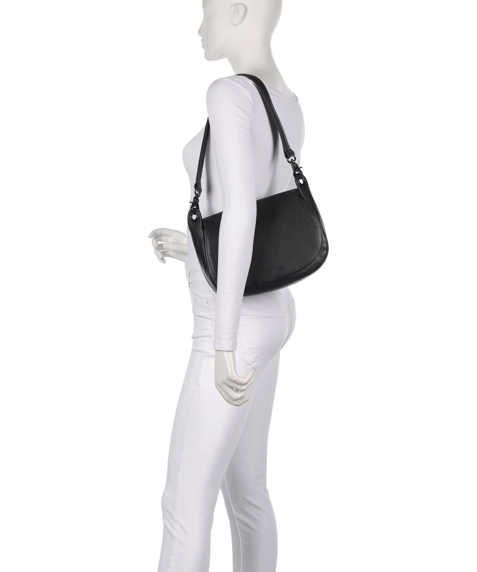 Mandarina Duck Mellow Leather Torba na ramię nero - Image 3