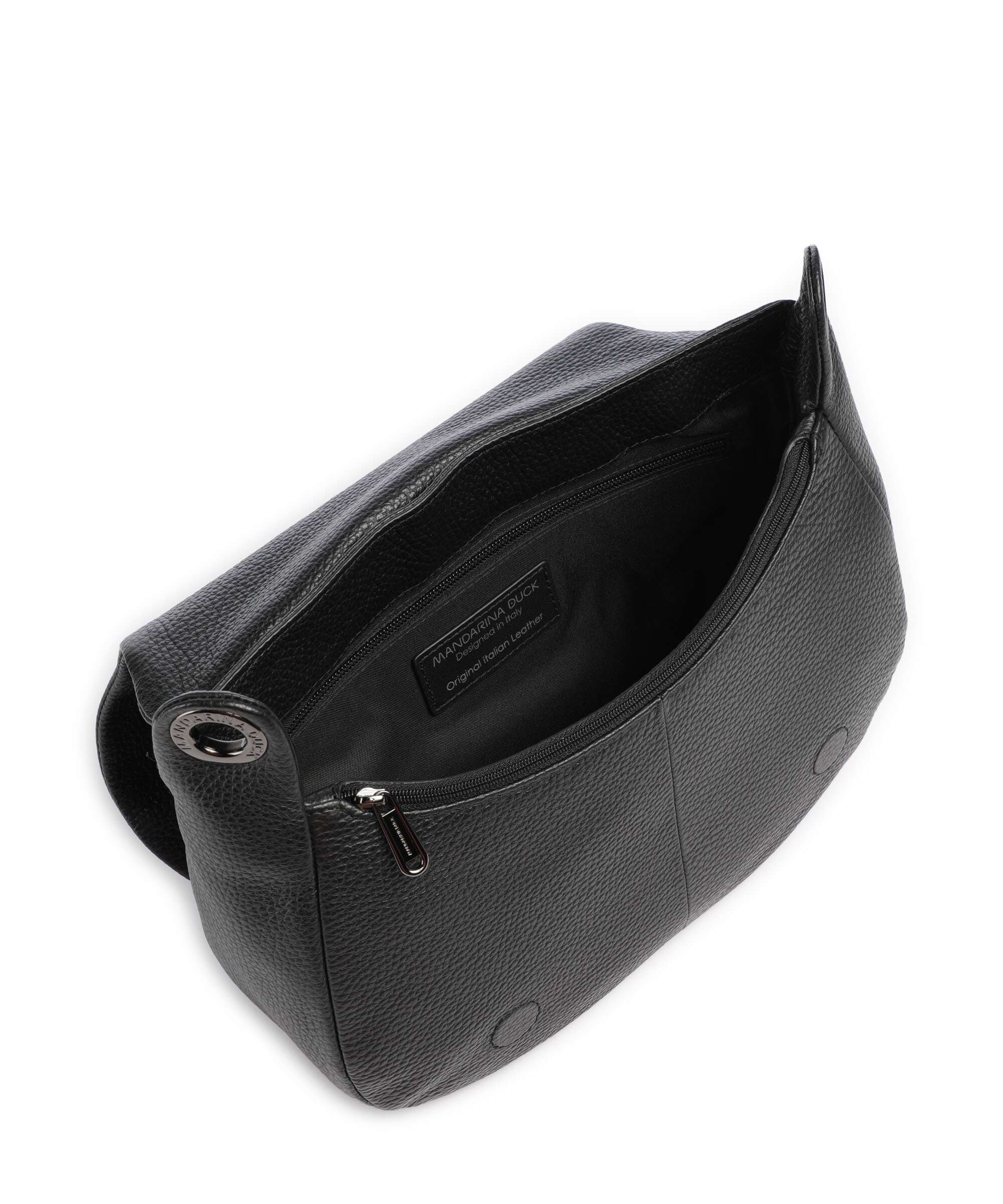 Mandarina Duck Mellow Leather Torba na ramię nero - Image 6