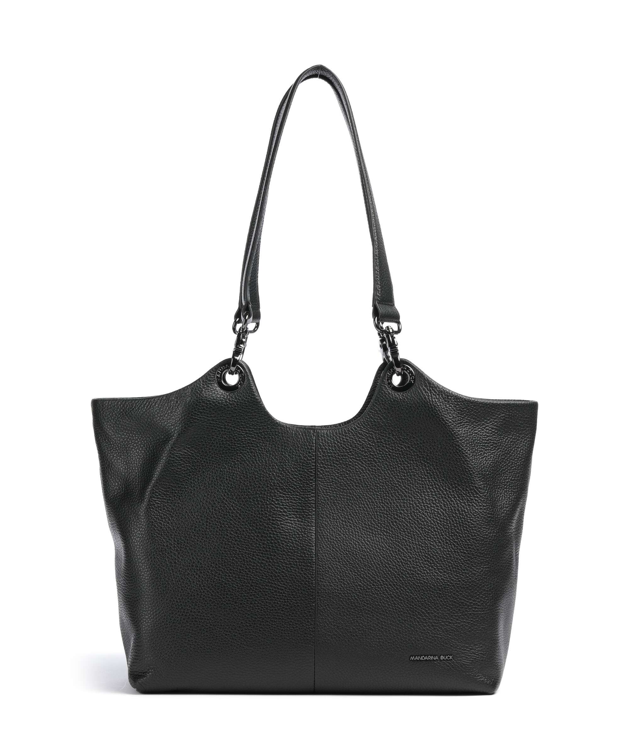 Mandarina Duck Mellow Leather Torba na zakupy nero - Image 2