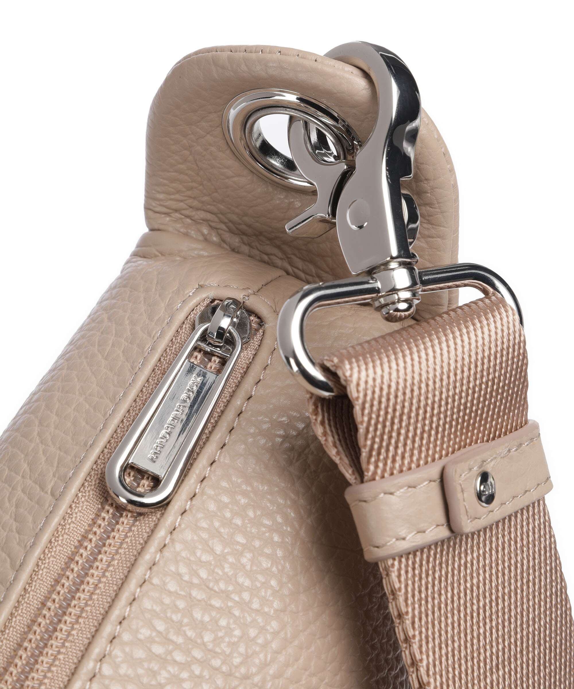 Mandarina Duck Mellow Leather Torba przez ramię warm taupe - Image 4