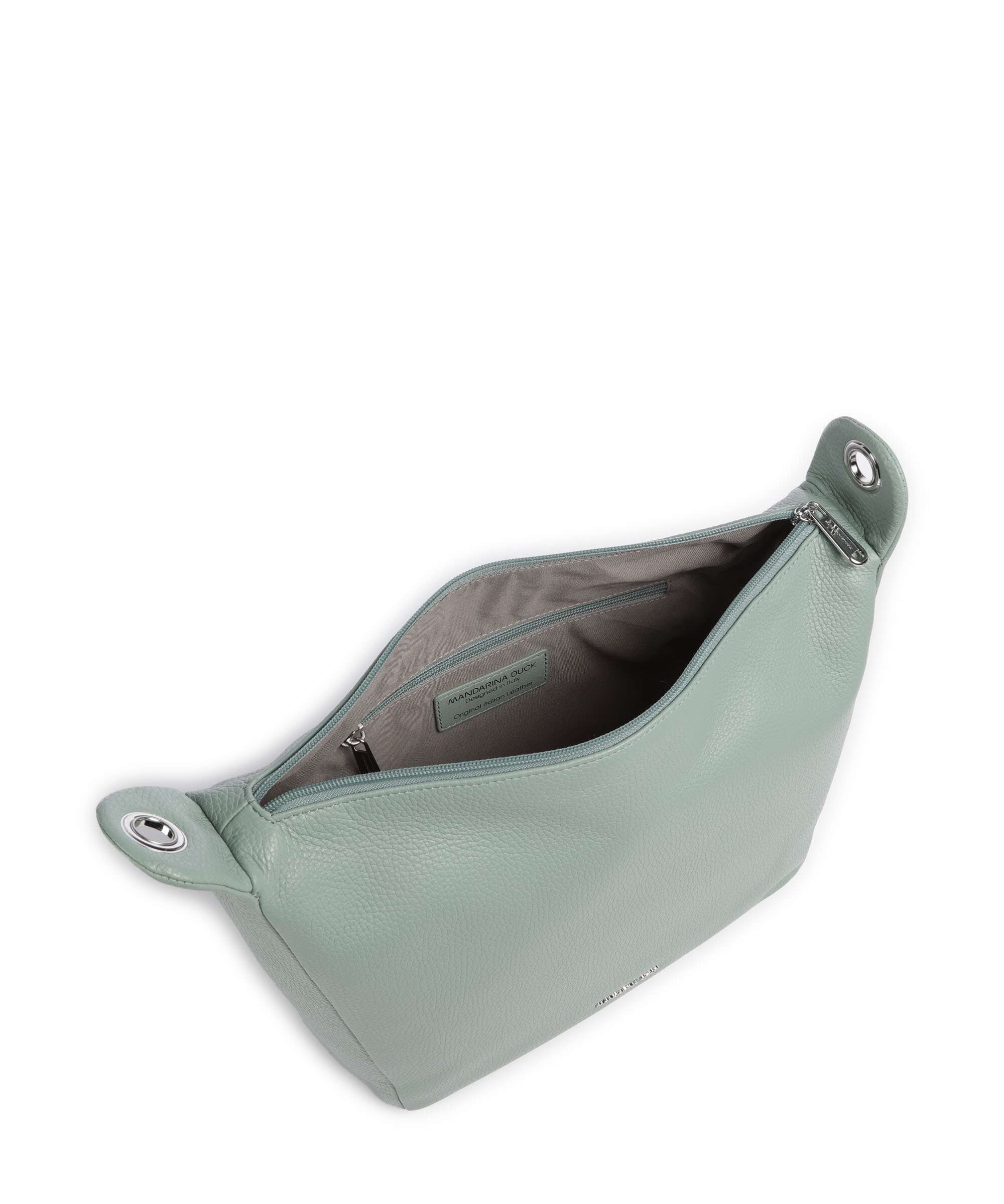 Mandarina Duck Mellow Leather Torba przez ramię iceberg green - Image 6