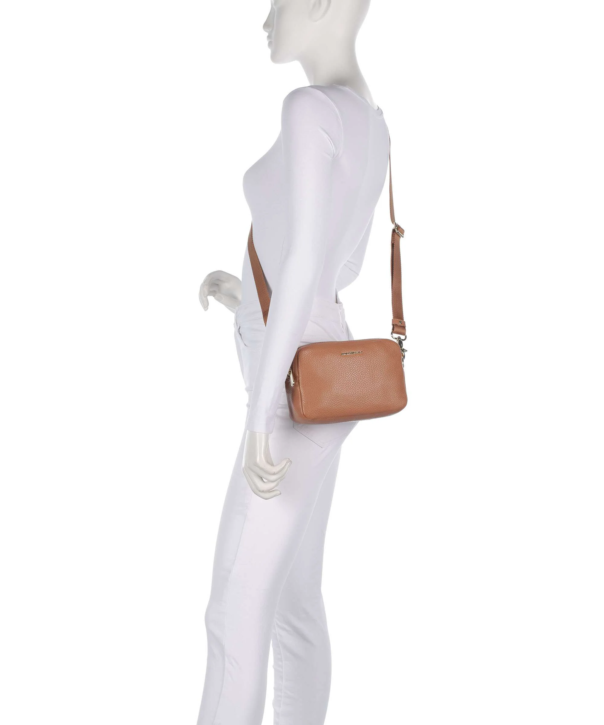 Mandarina Duck Mellow Leather Torba przez ramię pecan nut - Image 3