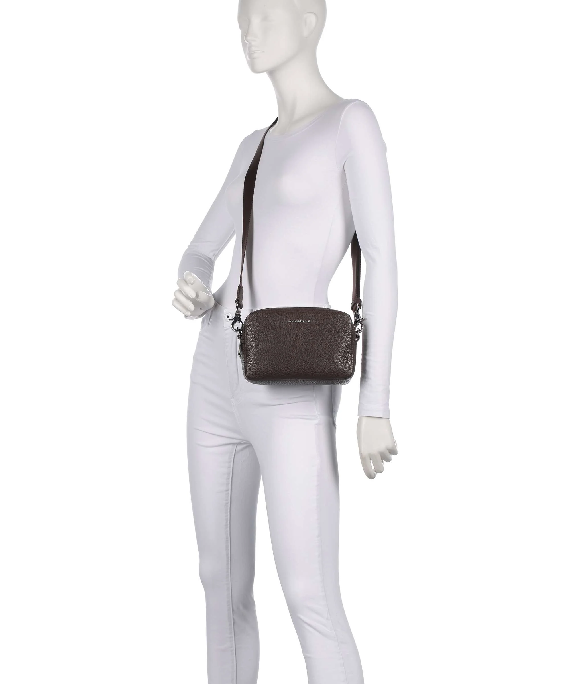 Mandarina Duck Mellow Leather Torba przez ramię espresso - Image 3