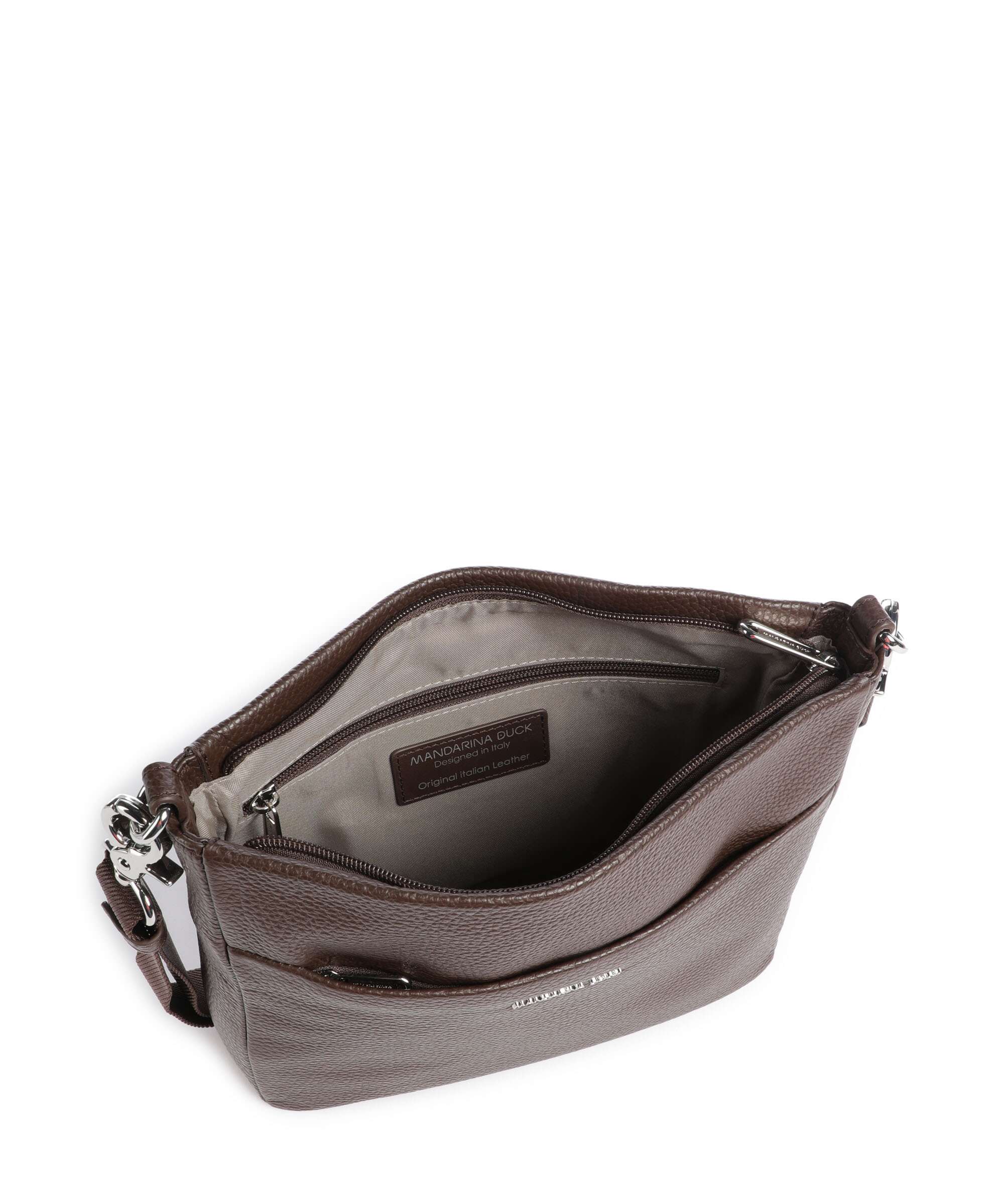 Mandarina Duck Mellow Leather Torba przez ramię espresso - Image 6
