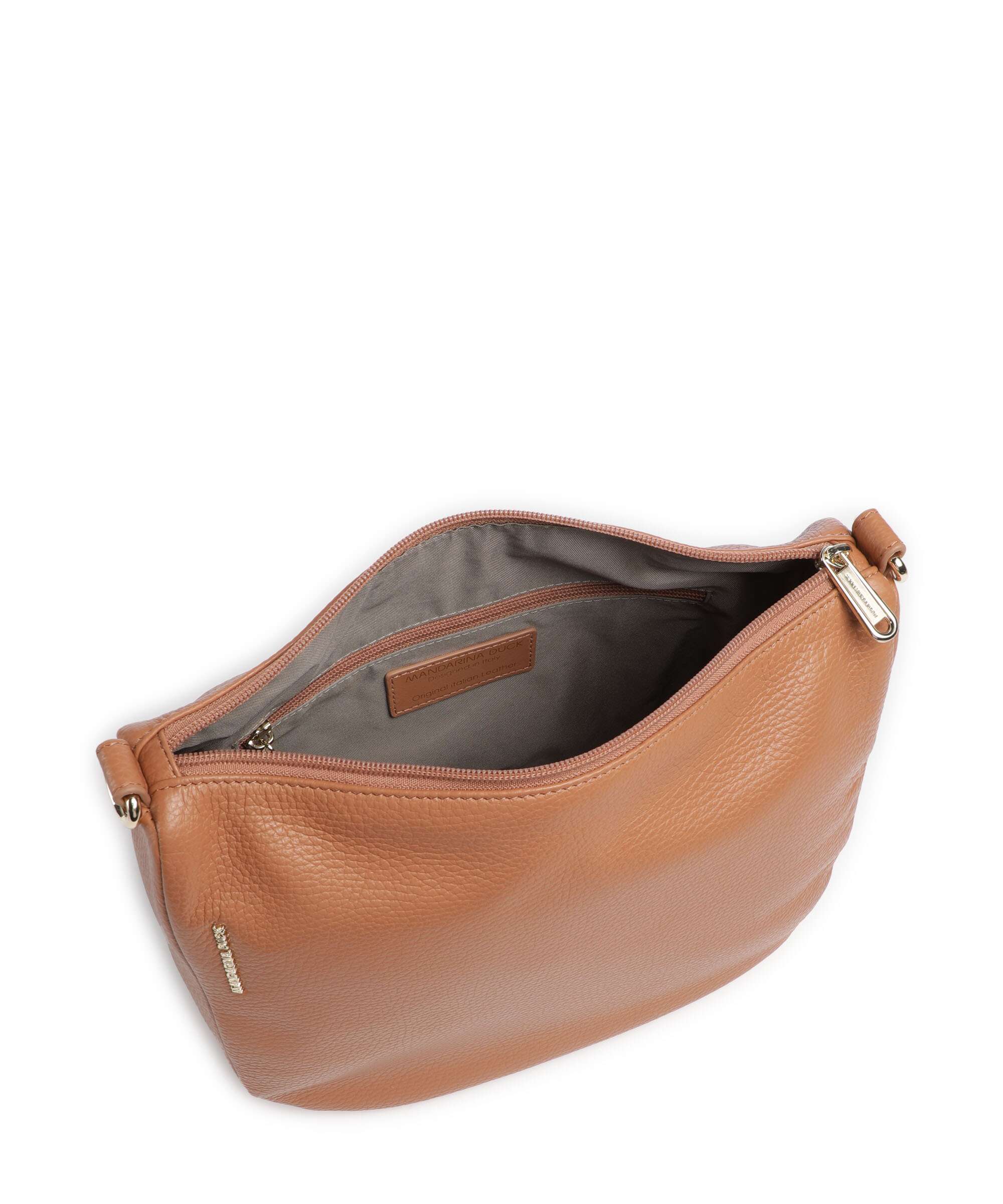 Mandarina Duck Mellow Leather Torba przez ramię pecan nut - Image 5