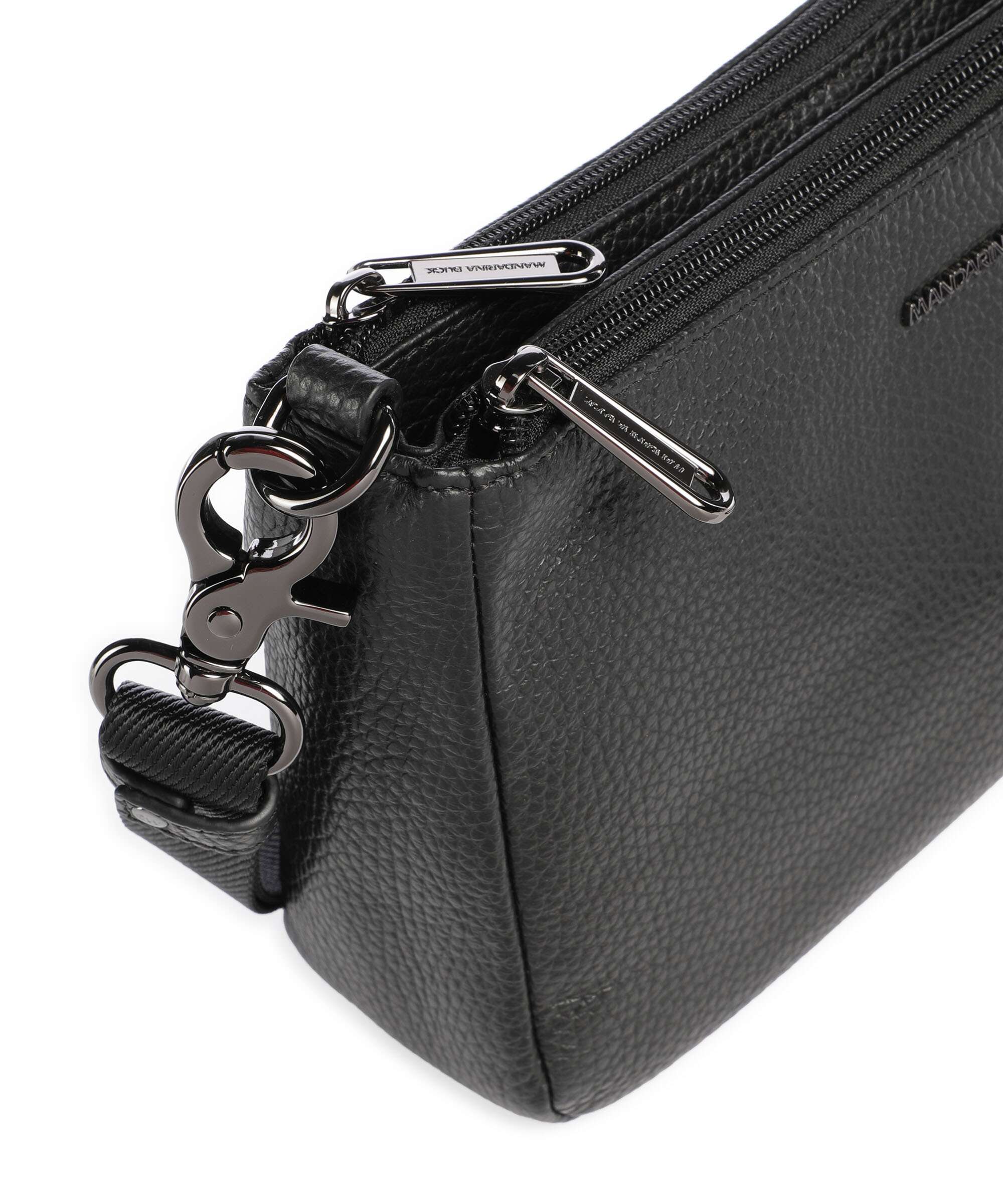 Mandarina Duck Mellow Leather Torba przez ramię nero - Image 4