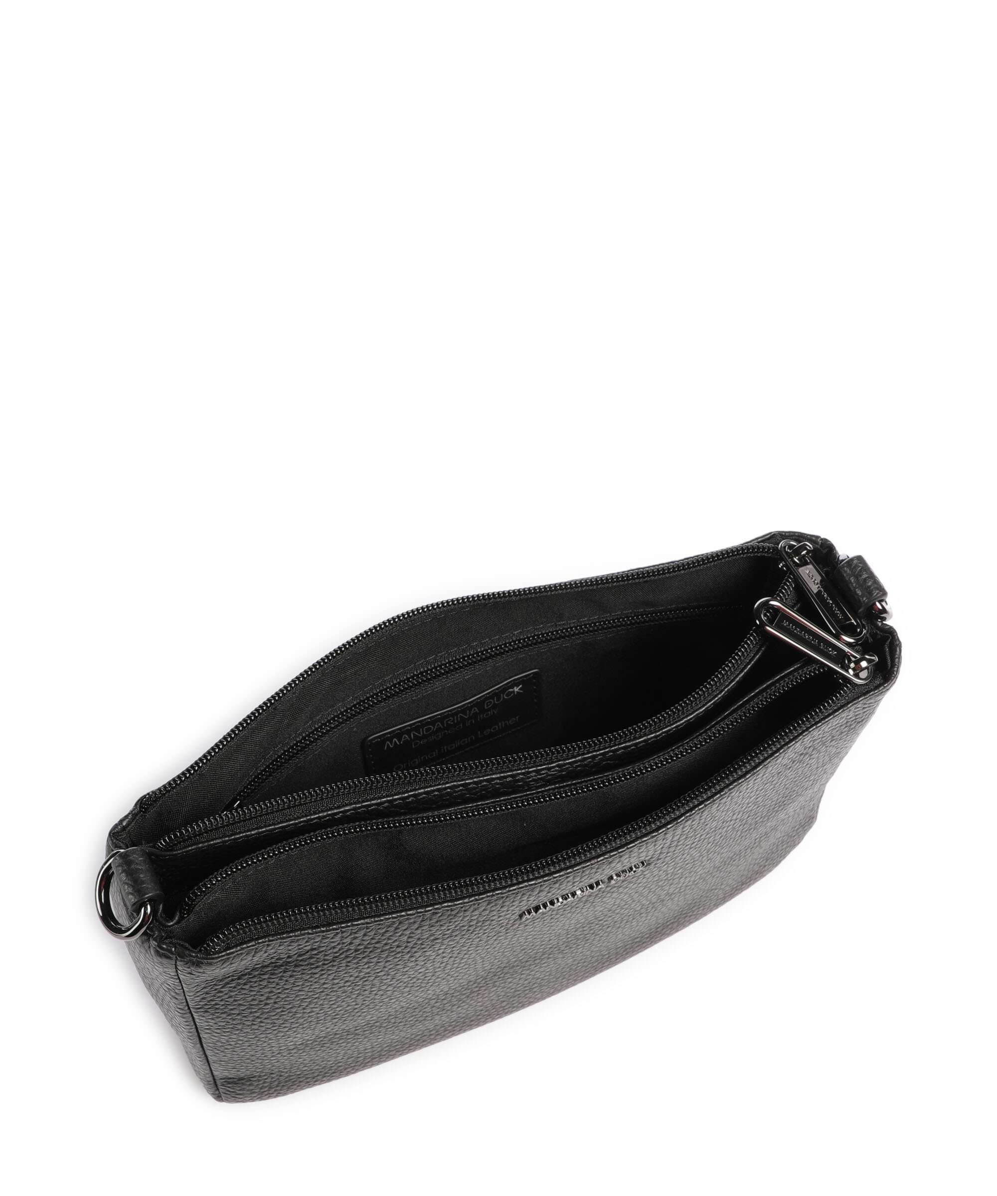 Mandarina Duck Mellow Leather Torba przez ramię nero - Image 6