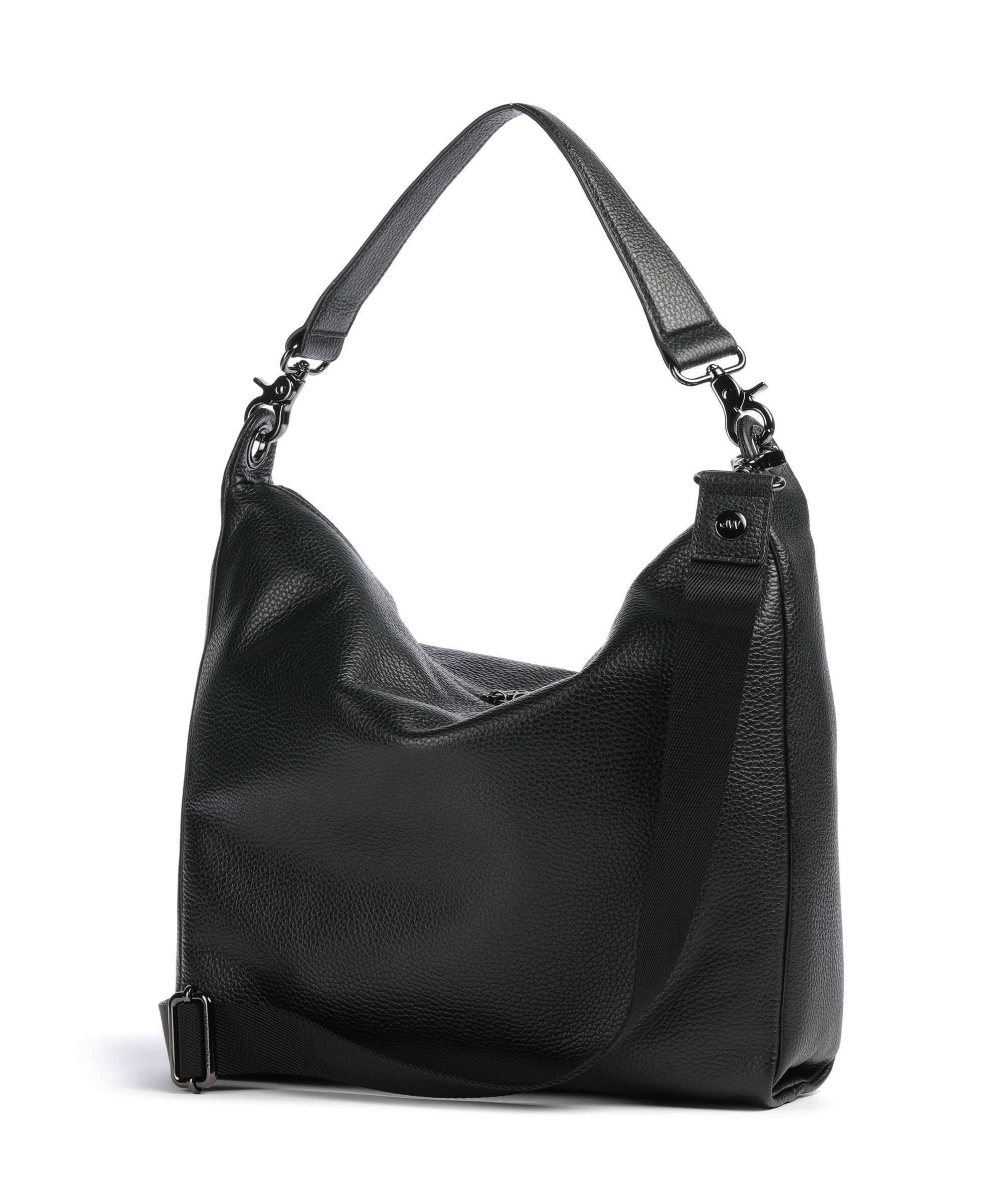Mandarina Duck Mellow Leather Torebka worek nero - Image 2