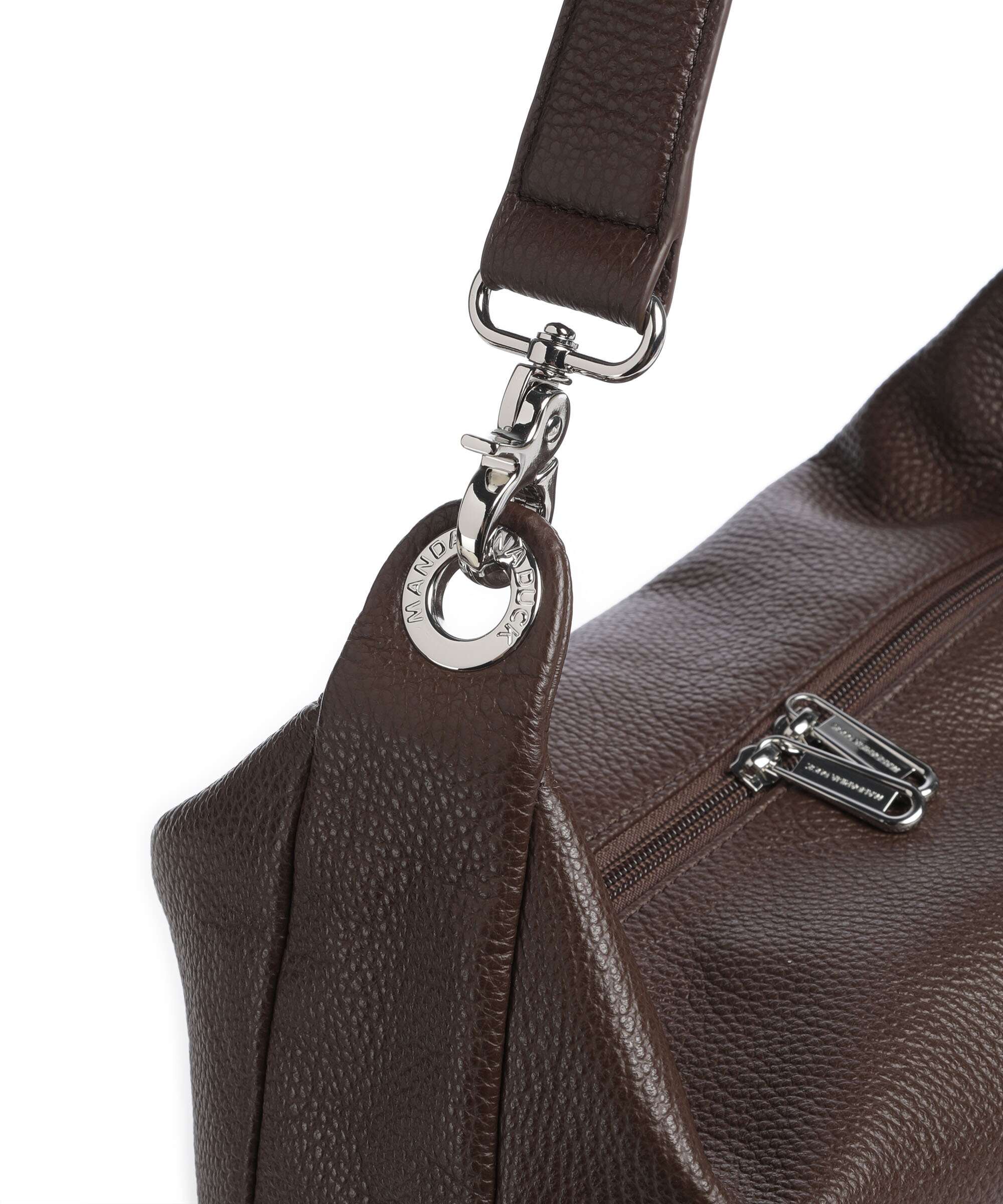Mandarina Duck Mellow Leather Torebka worek espresso - Image 4