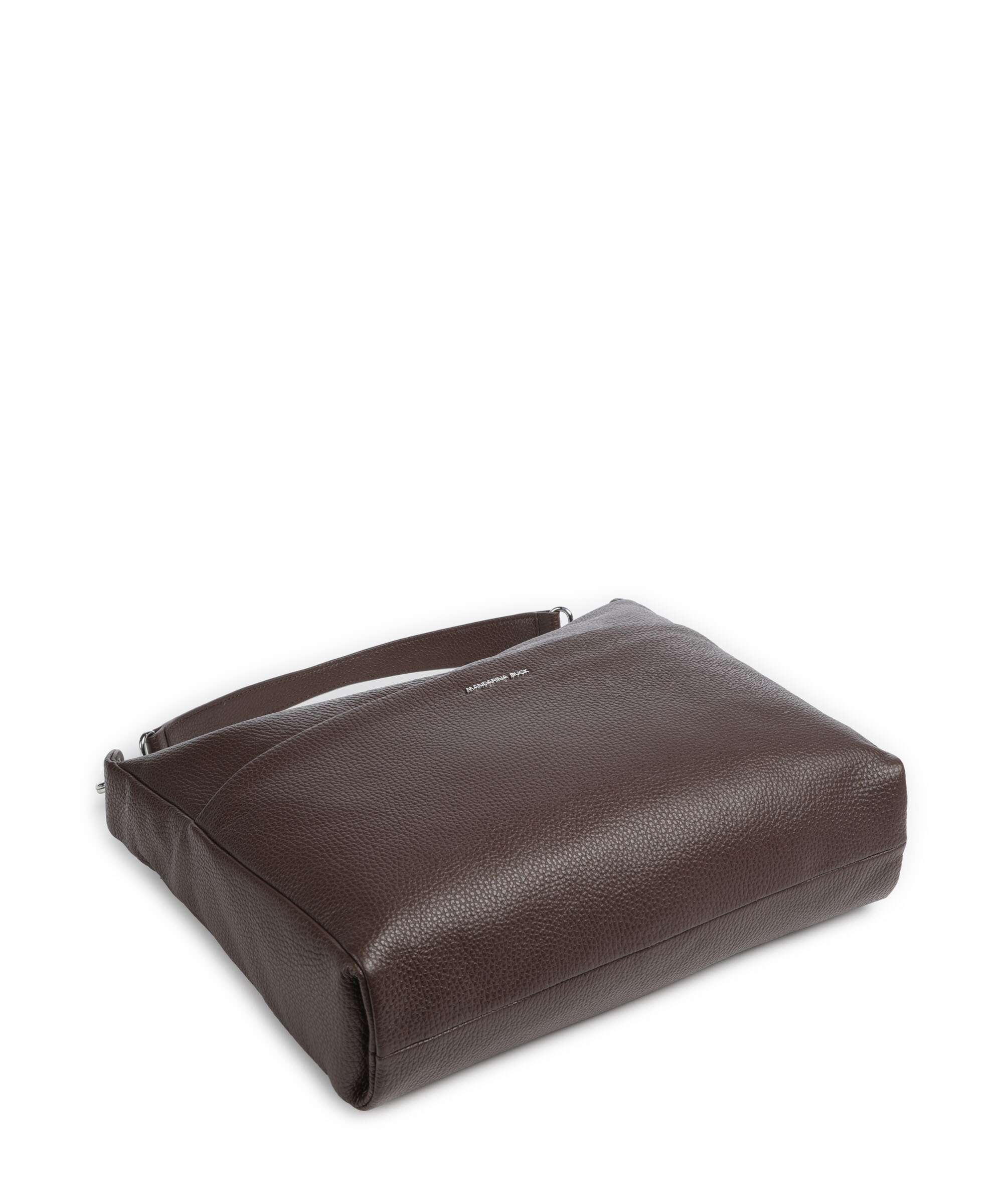 Mandarina Duck Mellow Leather Torebka worek espresso - Image 5