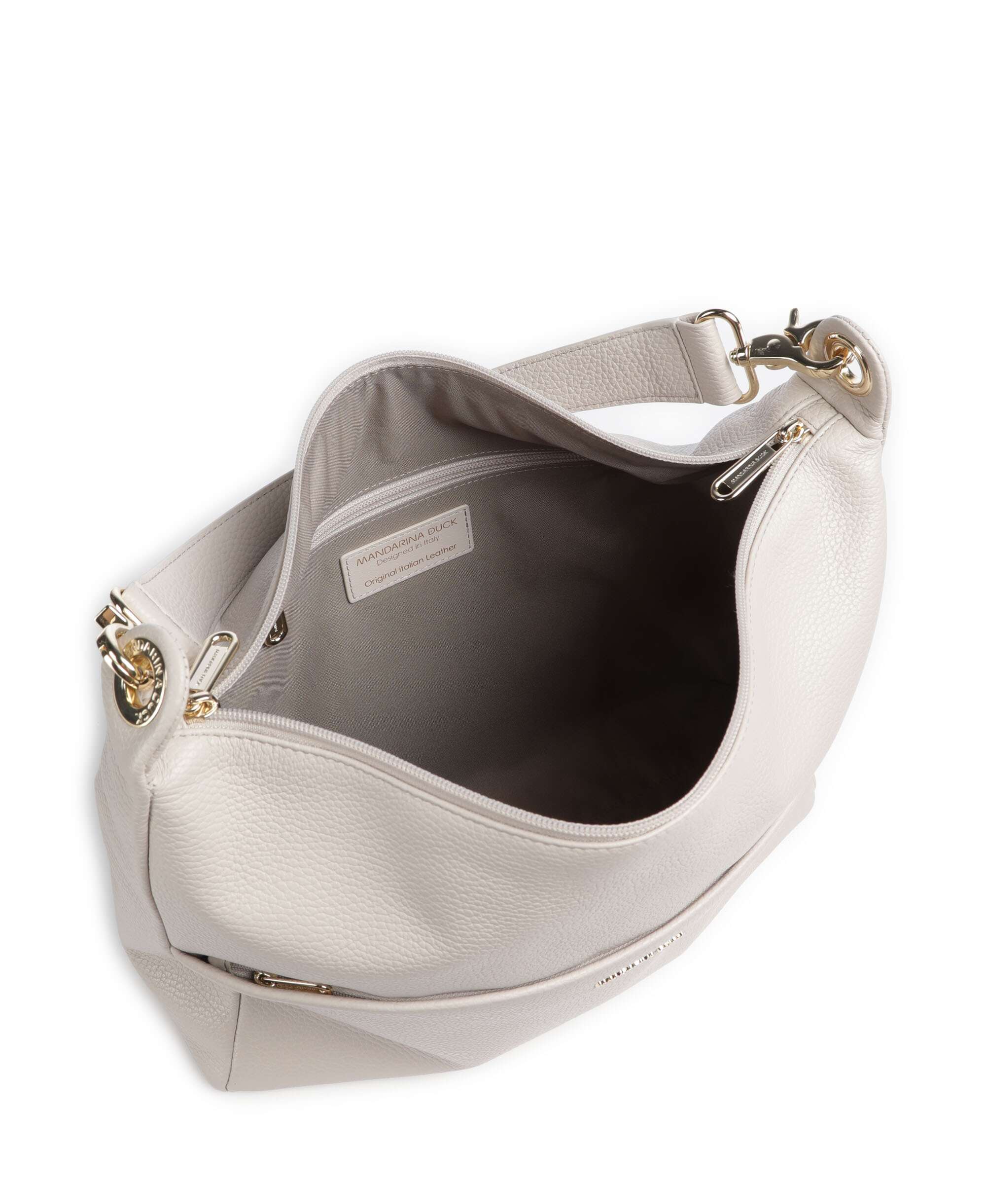 Mandarina Duck Mellow Leather Torebka worek cocoon - Image 6