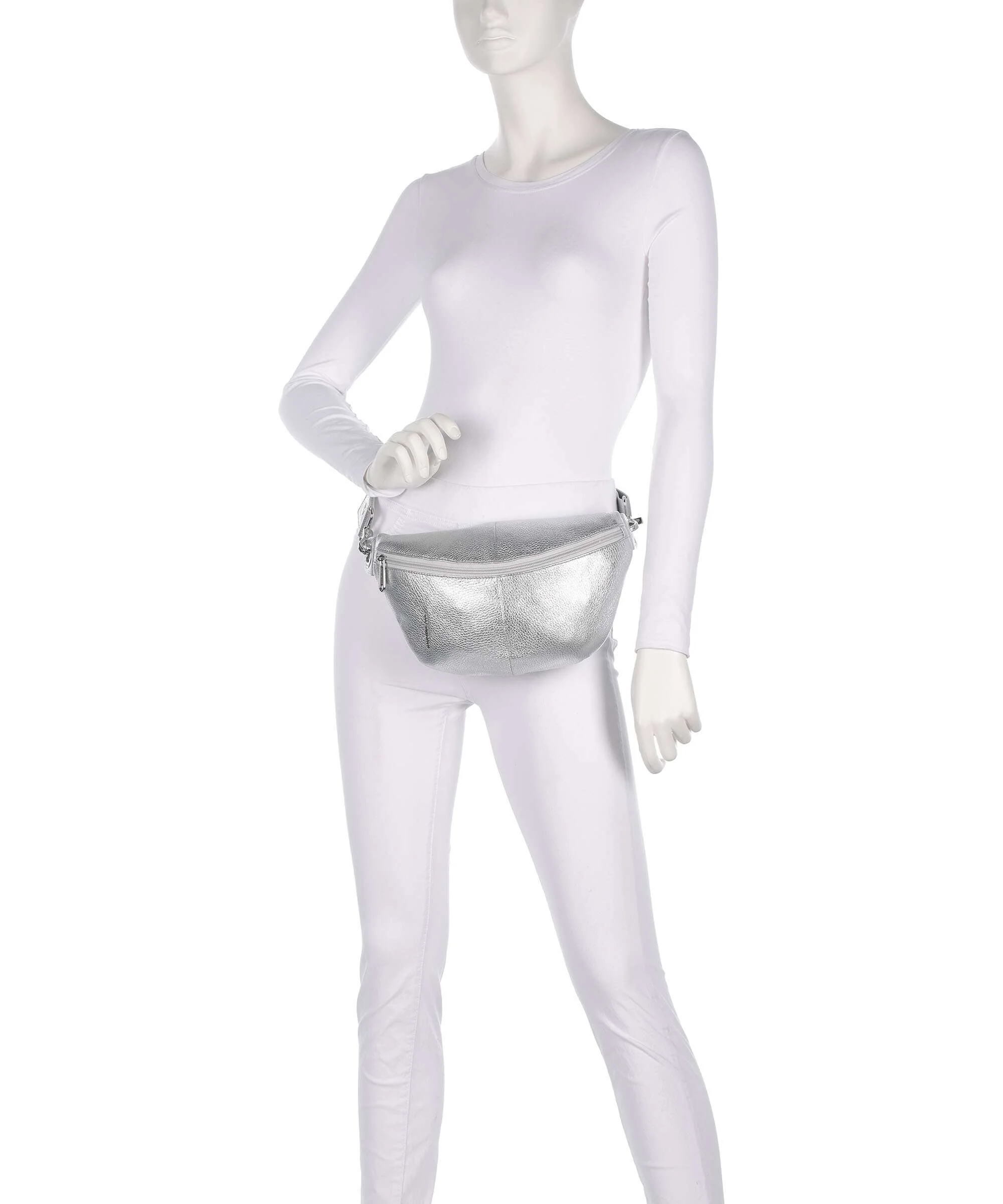 Mandarina Duck Mellow Metal Saszetka nerka silver - Image 4
