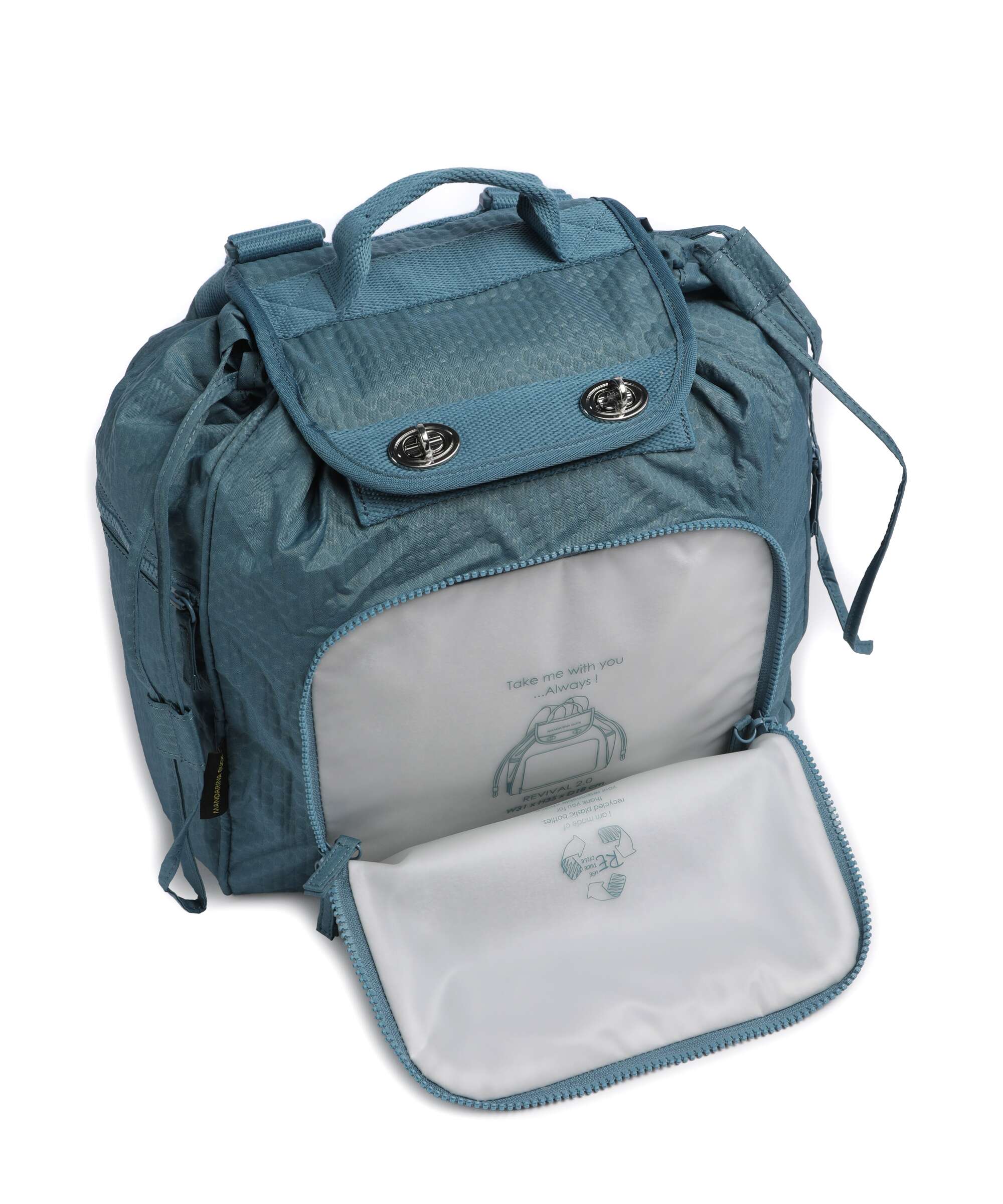 Mandarina Duck Revival 2.0 Plecak tailor blue - Image 4