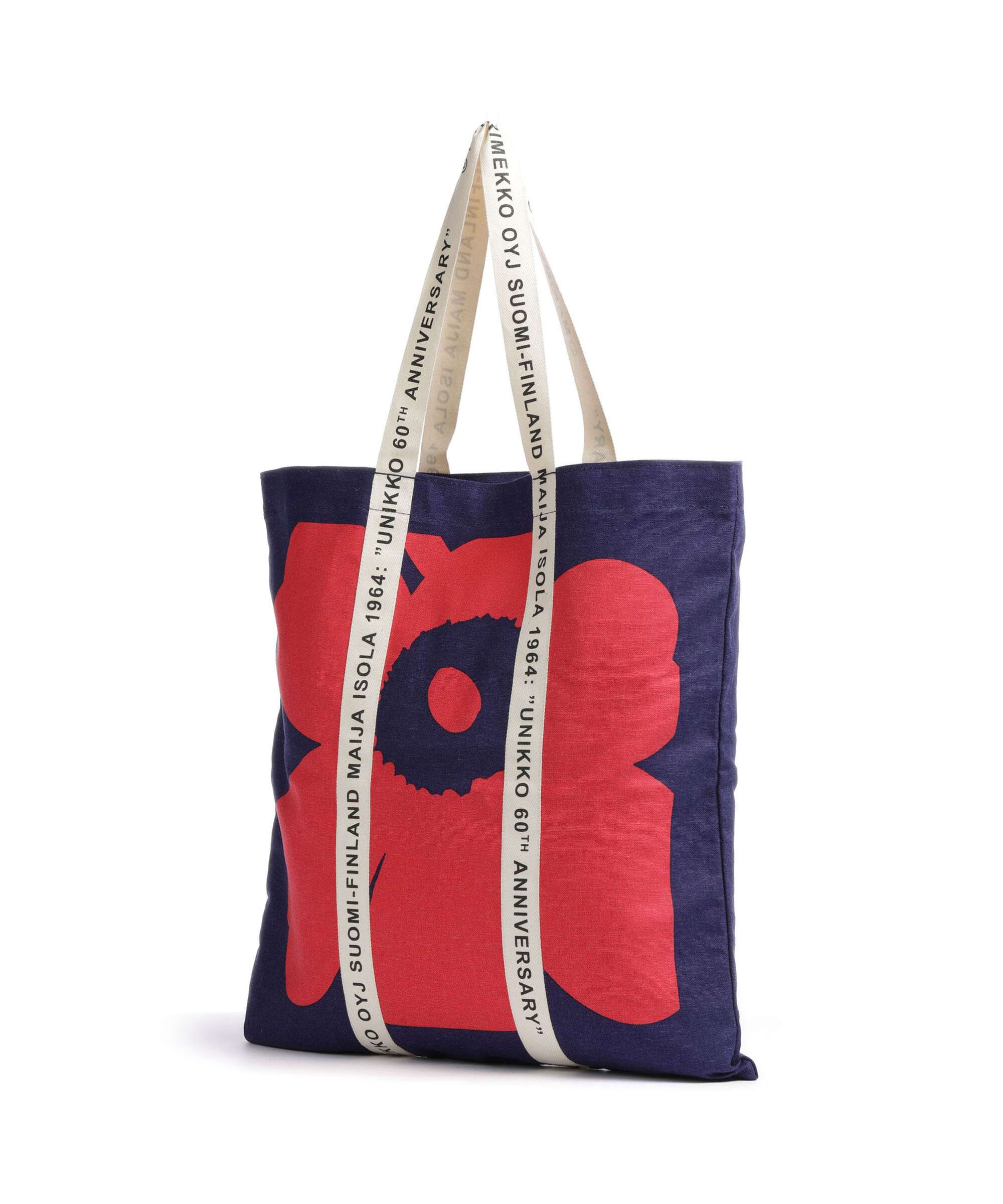 Marimekko Carrier Unikko Midi Torba na zakupy red/darkblue - Image 2