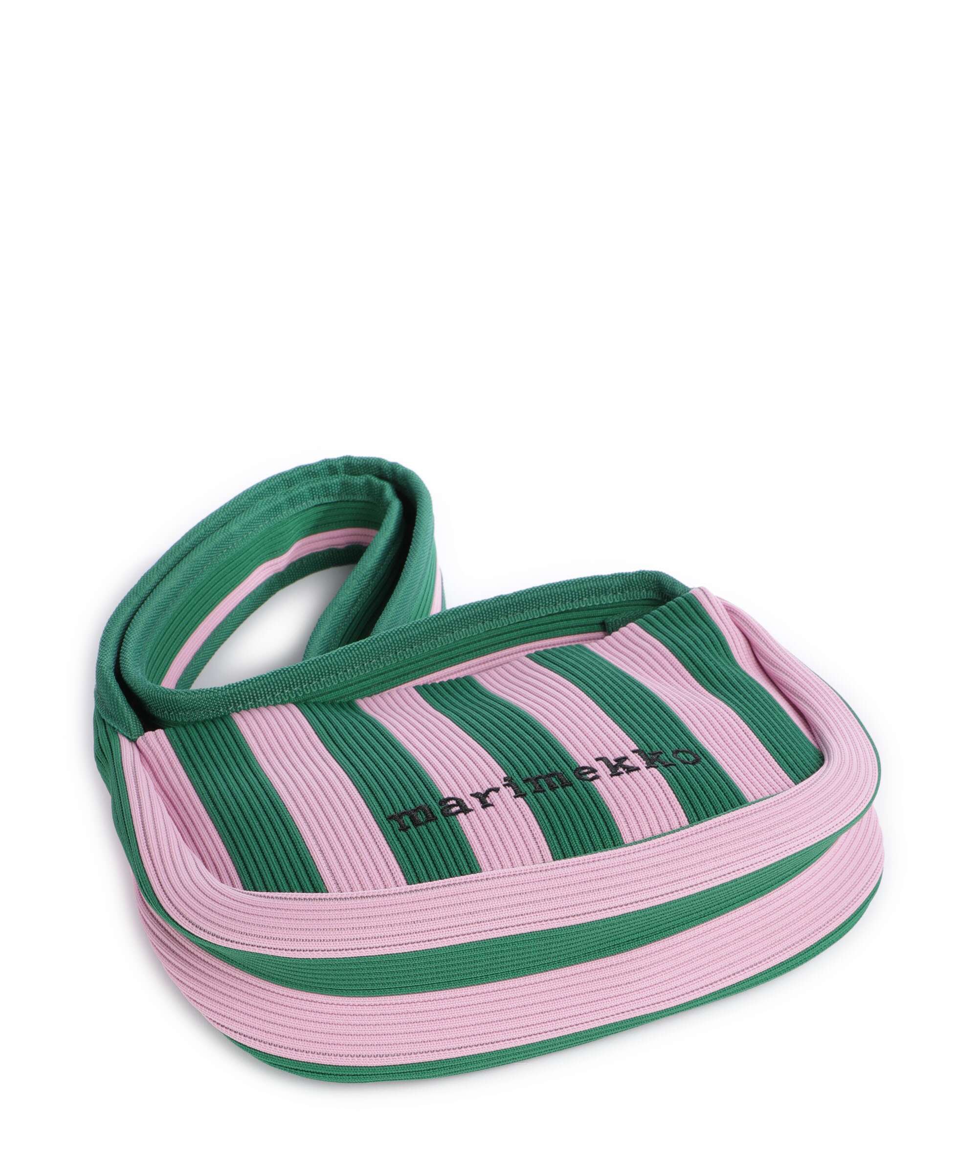 Marimekko Knitted Merirosvo Torba na ramię pink/dark green - Image 4