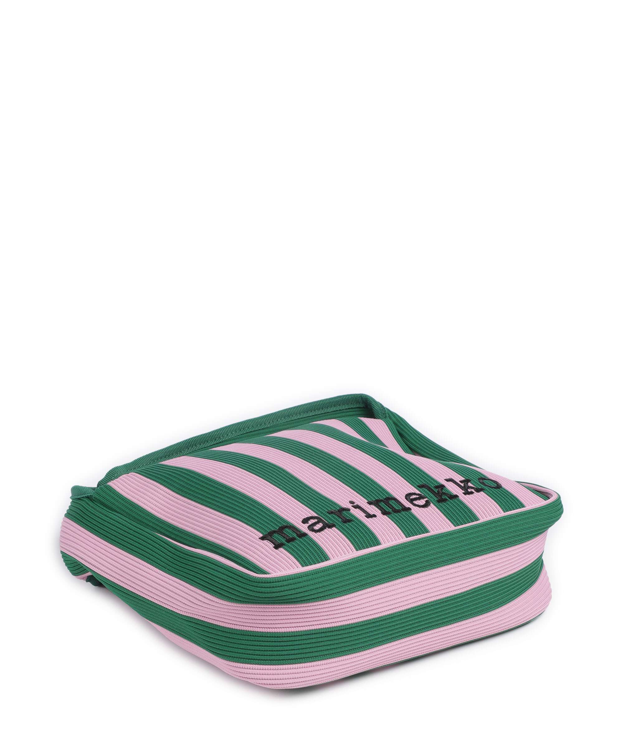 Marimekko Knitted Merirosvo Torba na ramię pink/dark green - Image 4