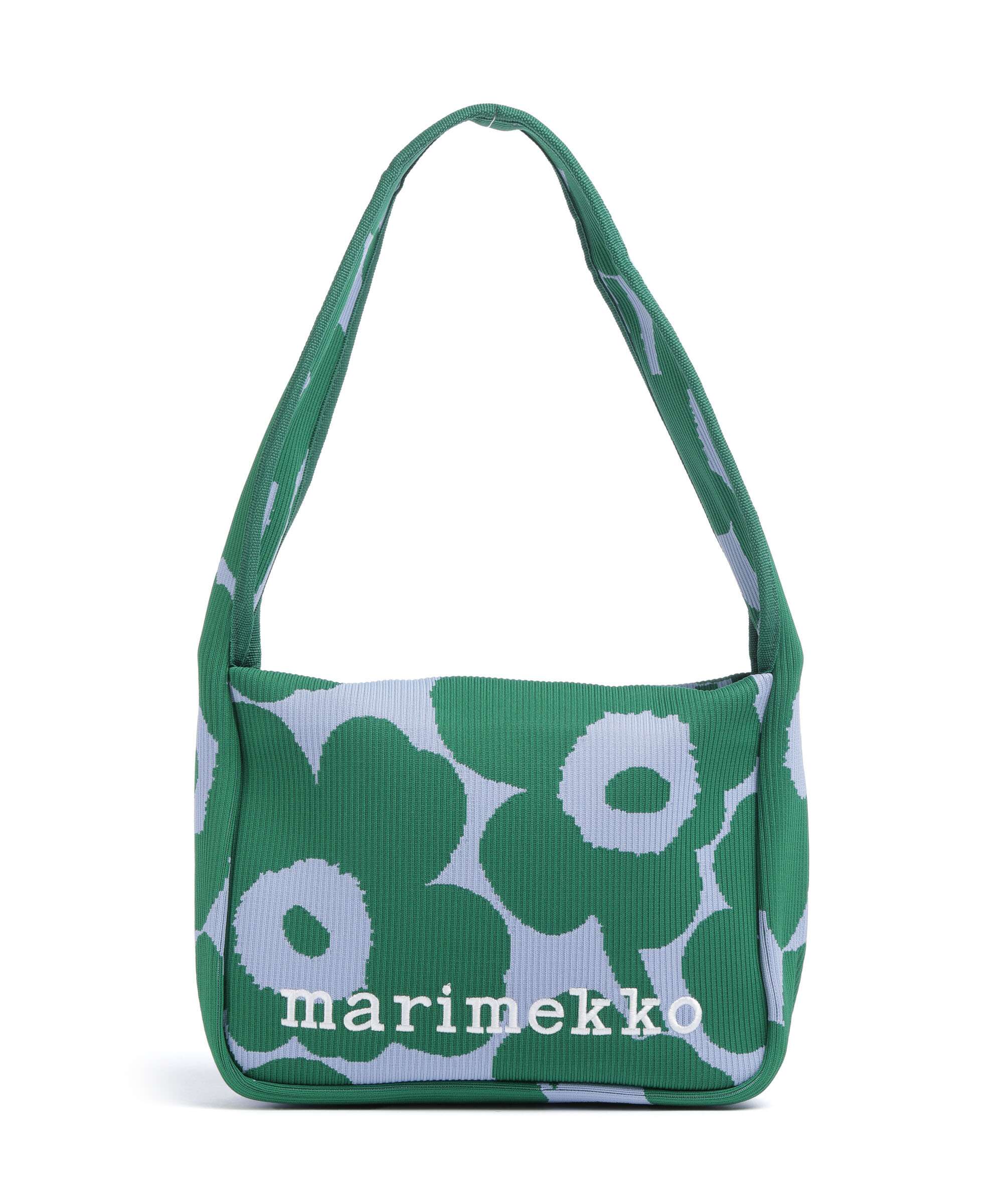 Marimekko Knitted Unikko Torba na ramię dark green/blue
