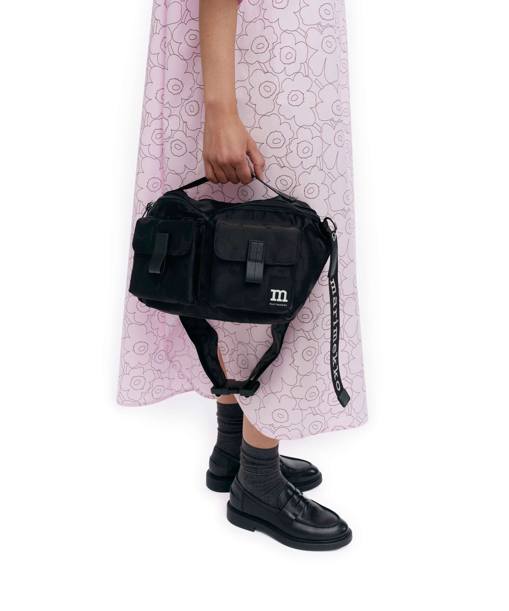 Marimekko Unikko M Torba przez ramię black - Image 3