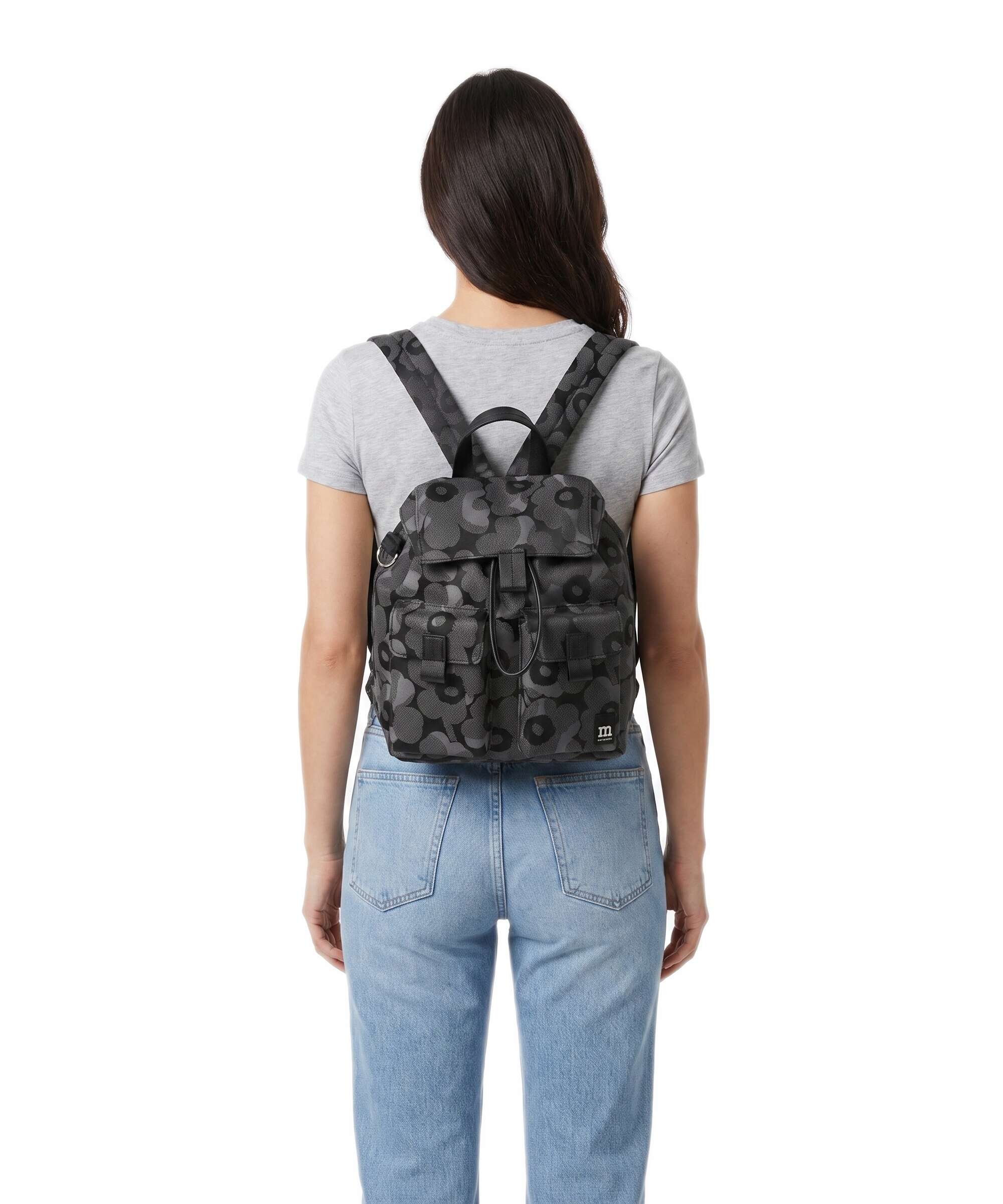 Marimekko Wear All Day M Unikko Plecak grey/dark grey - Image 3