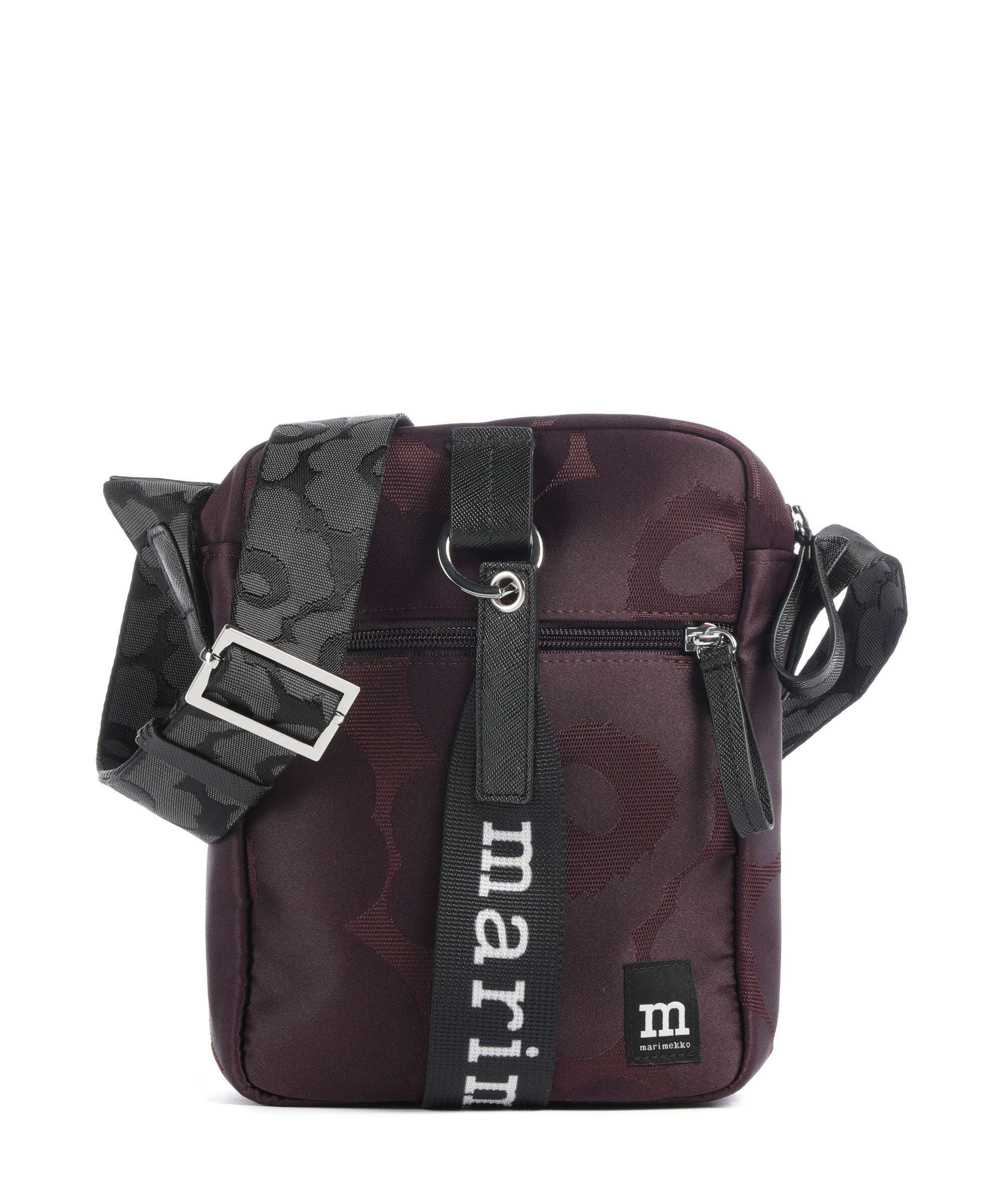 Marimekko Wear All Day Unikko Torba przez ramię wine red/dark wine